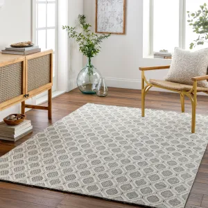 Livabliss Ellin Handmade Farmhouse Trellis Wool Area Rug