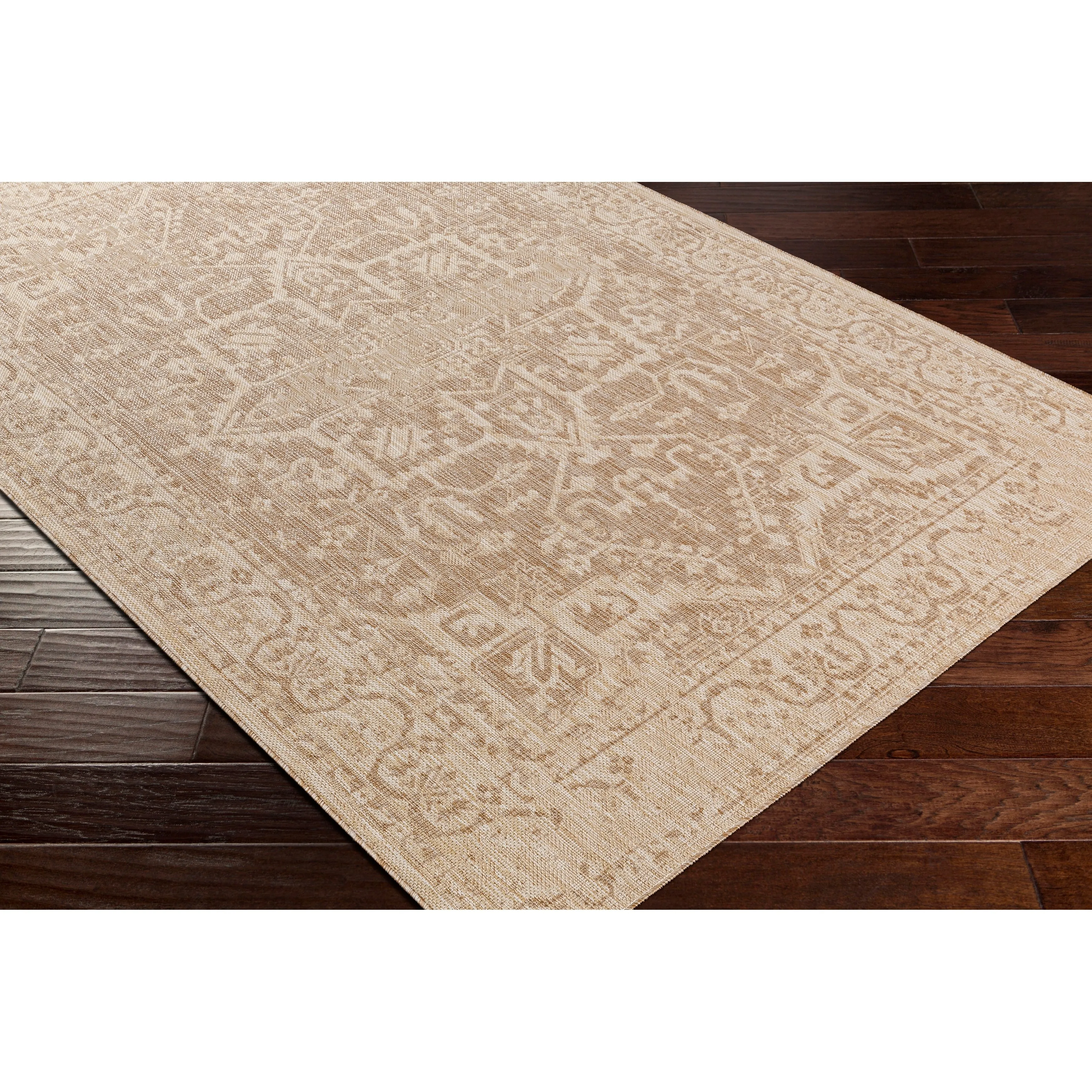 Livabliss Farrah Traditional Medallion Indoor/ Outdoor Area Rug