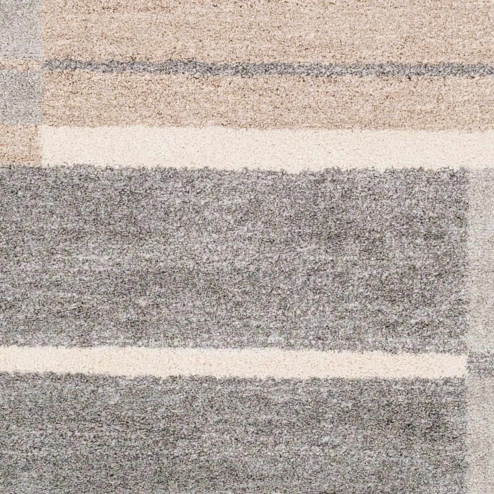 Livabliss Gladys Geometric Beige/ Grey Area Rug - 5' x 7'6