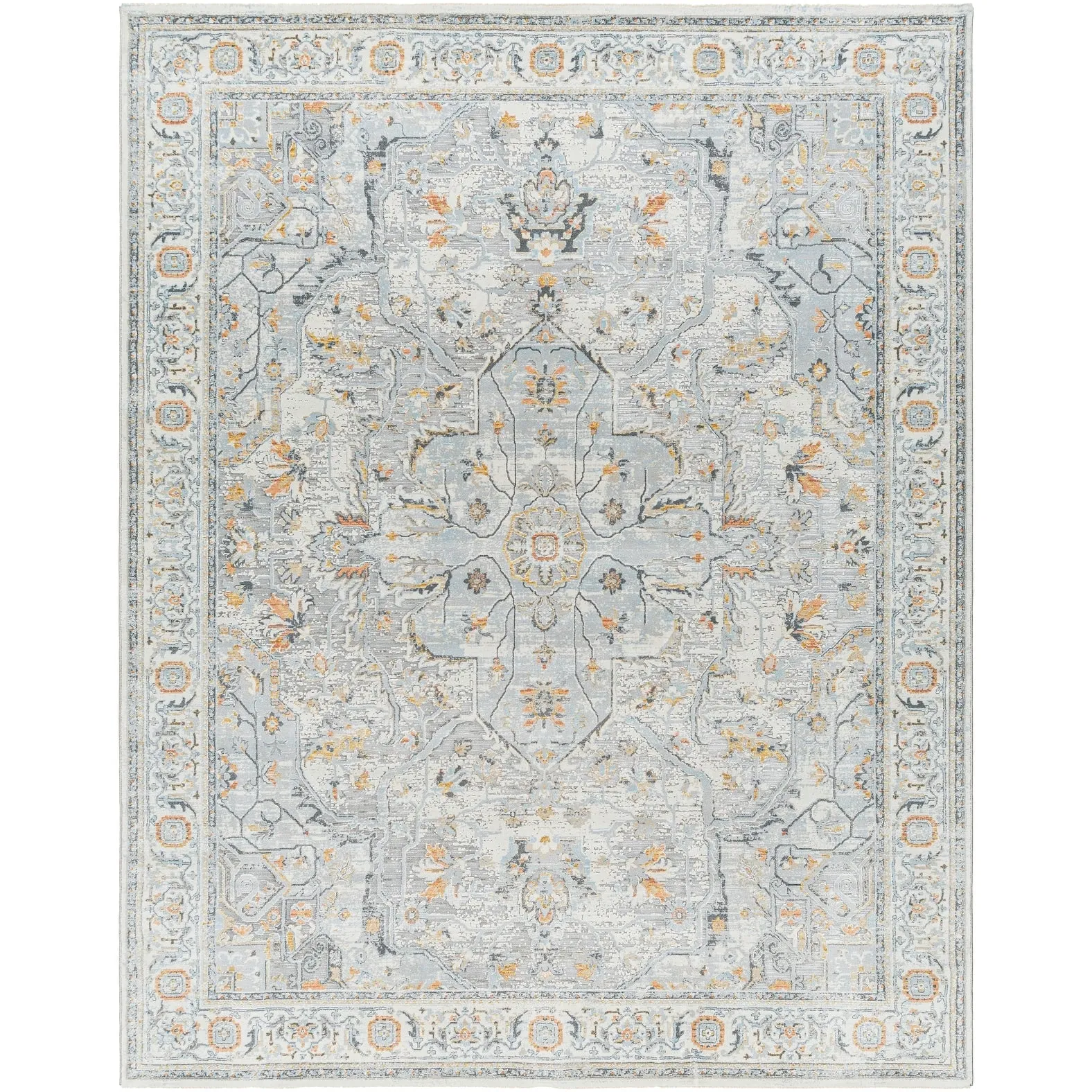 Livabliss Hassler Traditional Medallion Area Rug