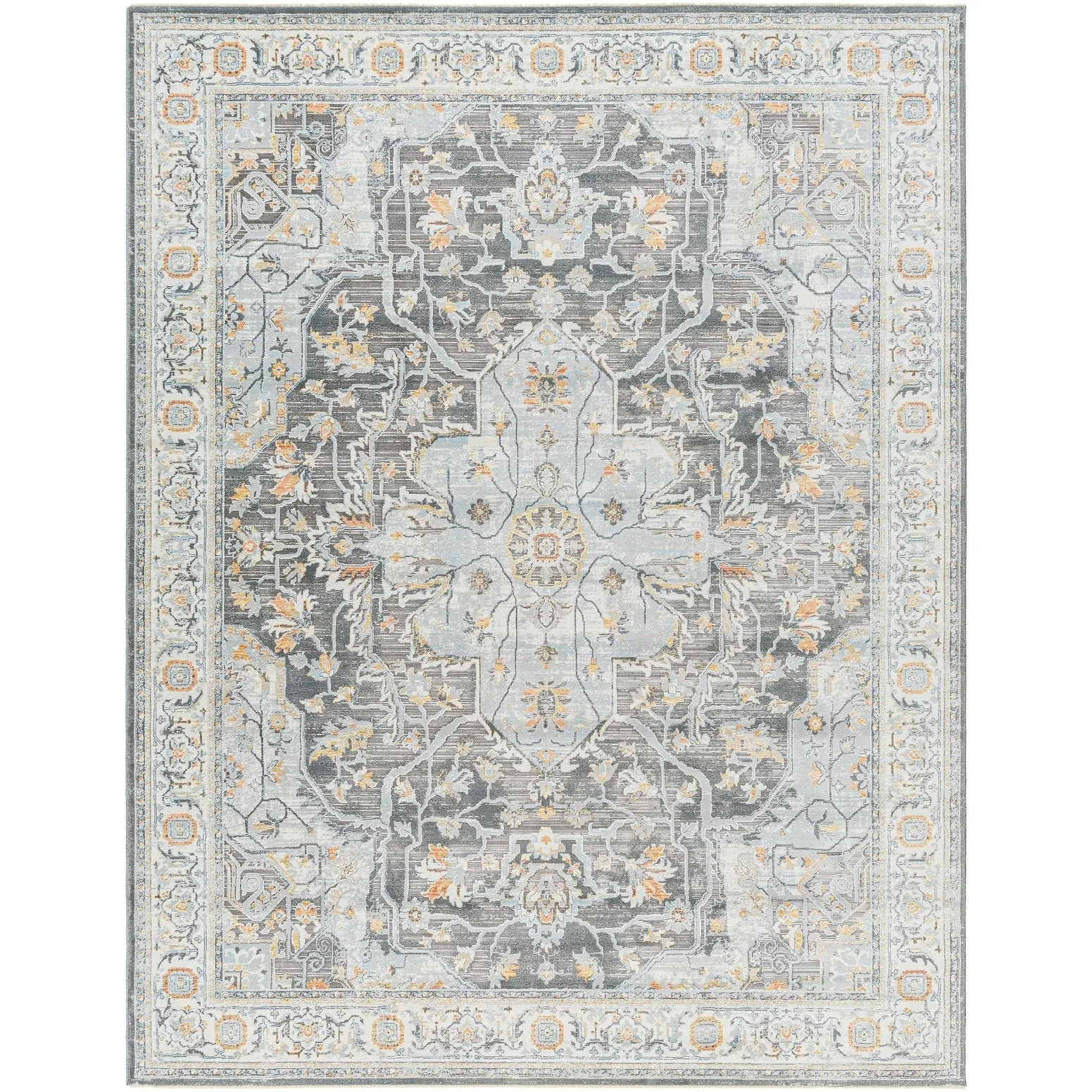 Livabliss Hassler Traditional Medallion Area Rug