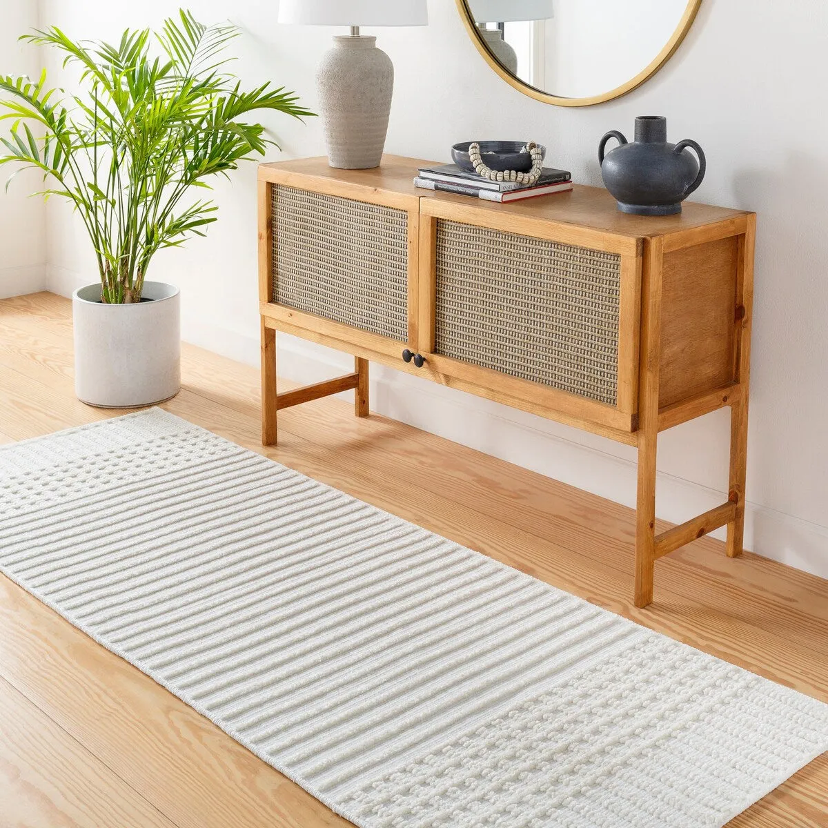 Livabliss Himalia Farmhouse Machine Washable Area Rug