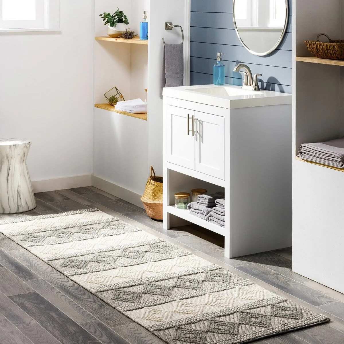 Livabliss Hygge Handmade Modern Rustic Area Rug
