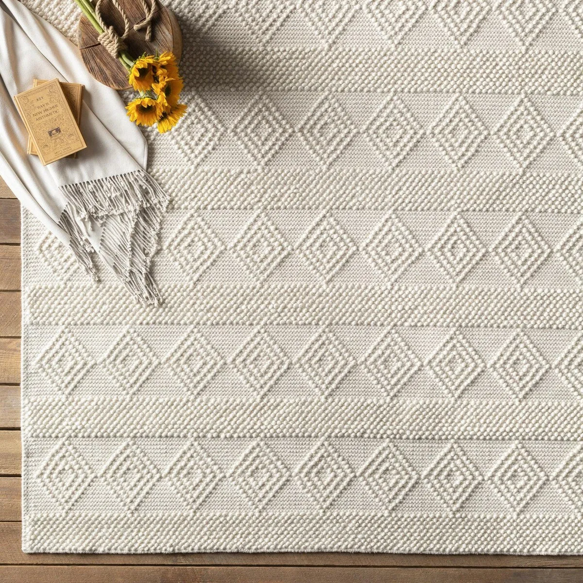 Livabliss Hygge Handmade Modern Rustic Area Rug