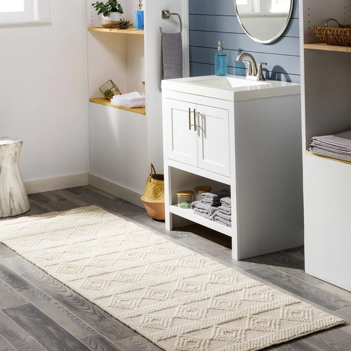 Livabliss Hygge Handmade Modern Rustic Area Rug