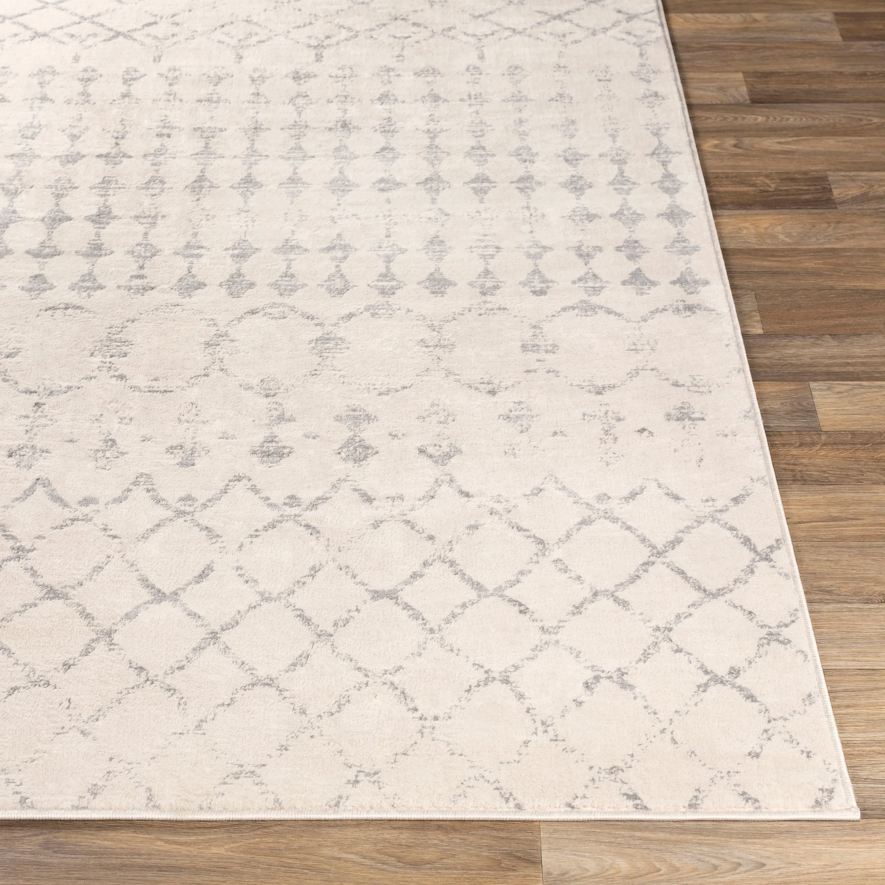 Livabliss Igor Distressed Moroccan Trellis Area Rug