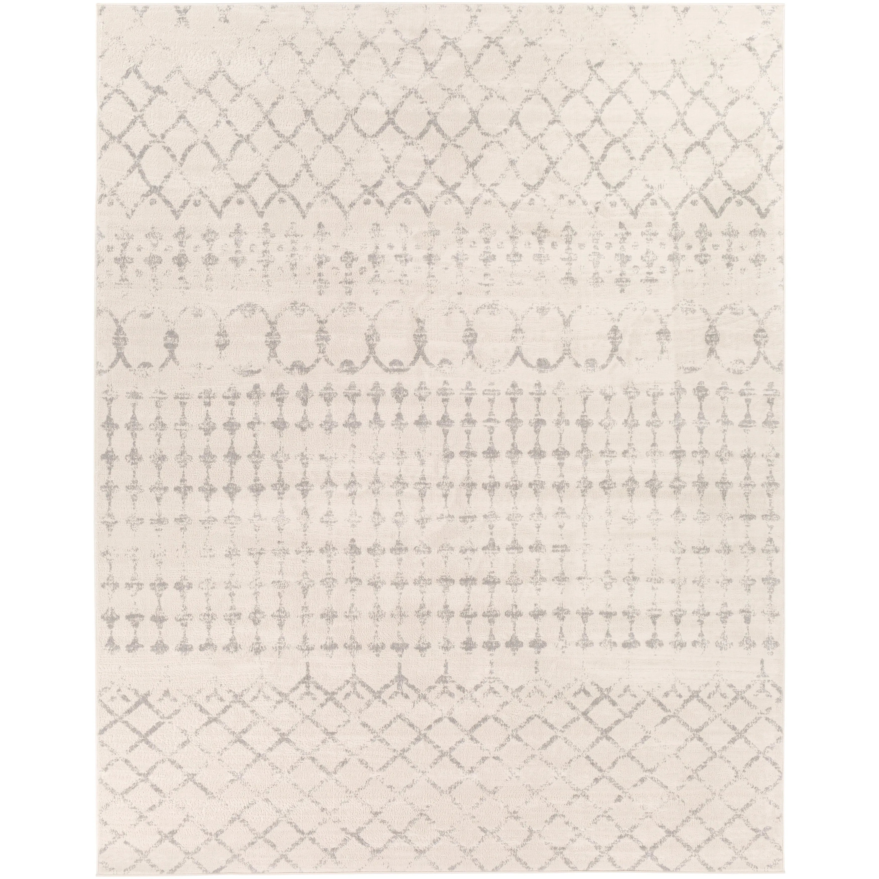 Livabliss Igor Distressed Moroccan Trellis Area Rug