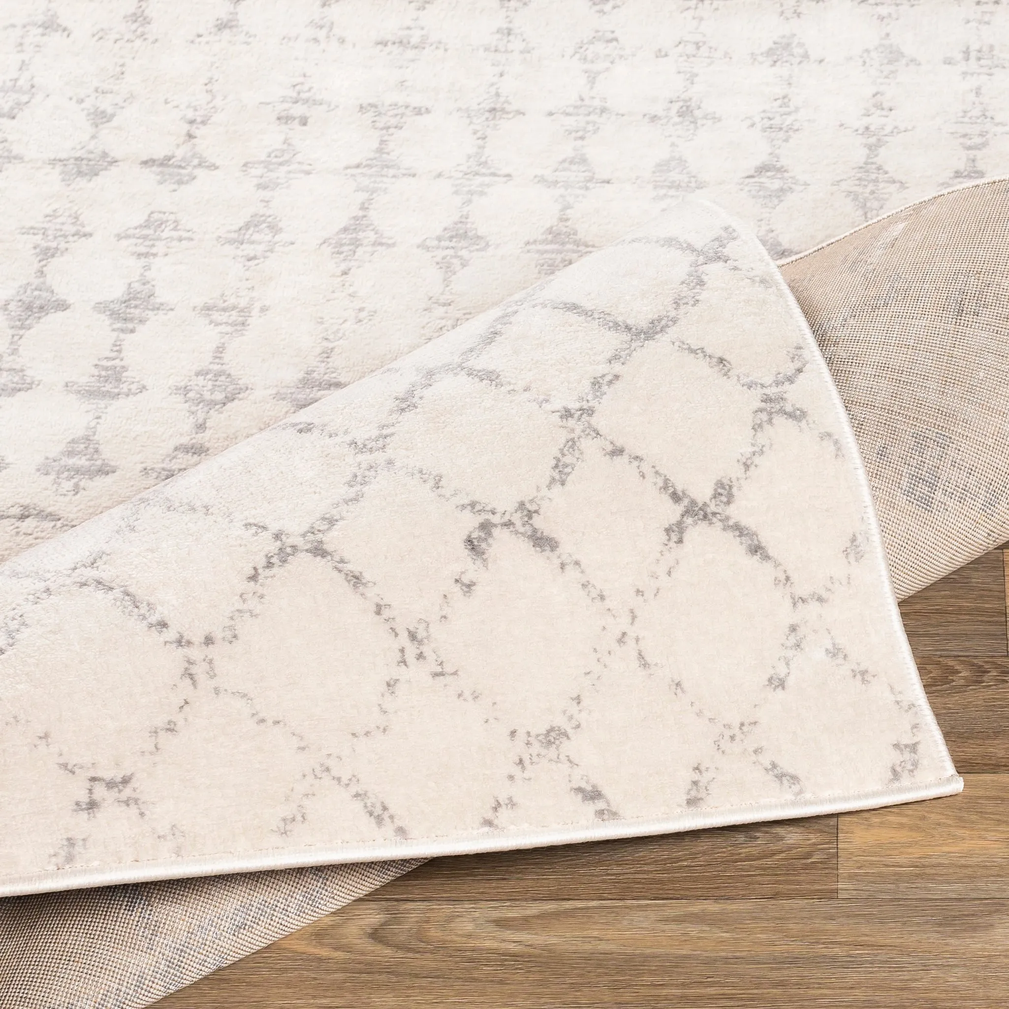 Livabliss Igor Distressed Moroccan Trellis Area Rug