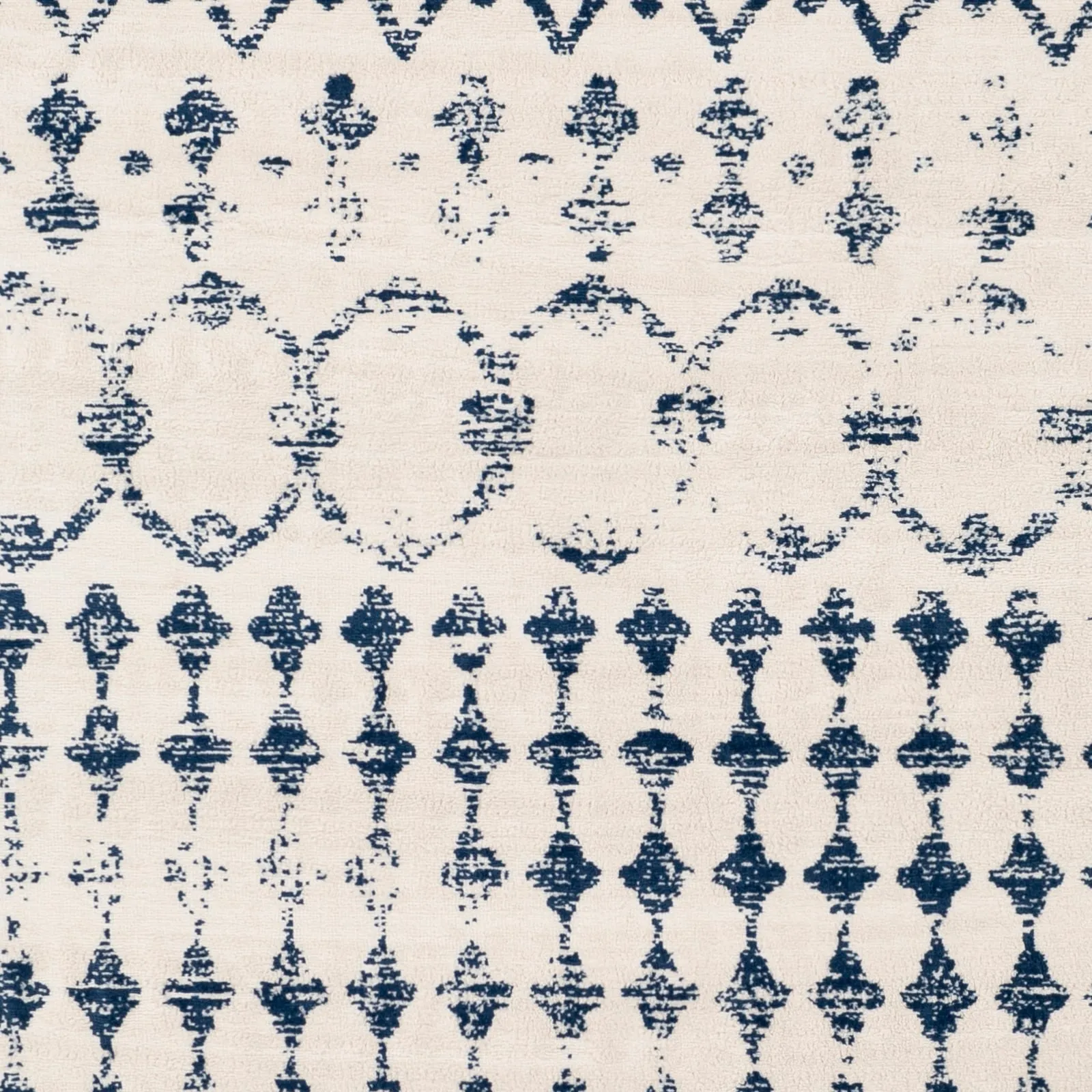 Livabliss Igor Distressed Moroccan Trellis Area Rug