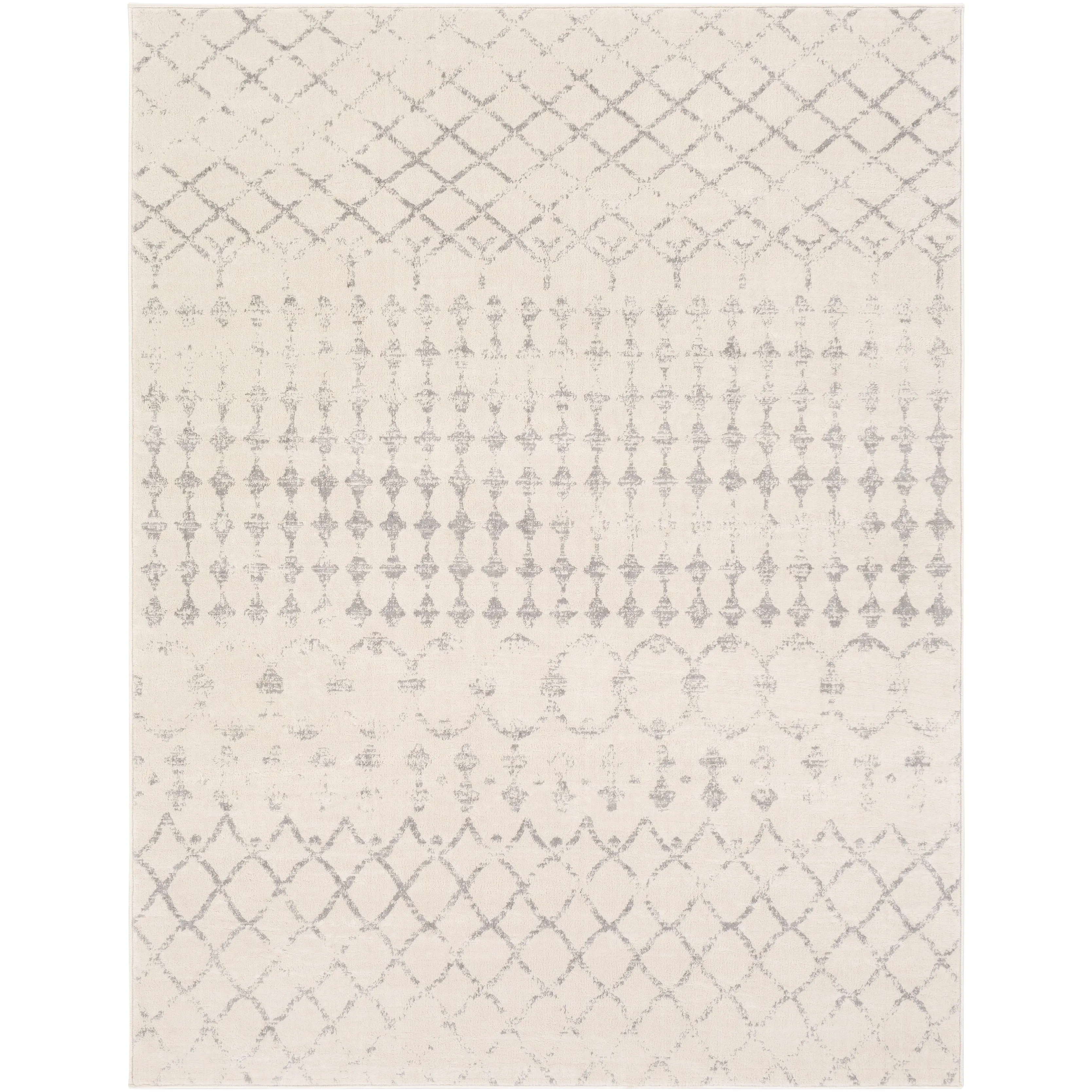 Livabliss Igor Distressed Moroccan Trellis Area Rug
