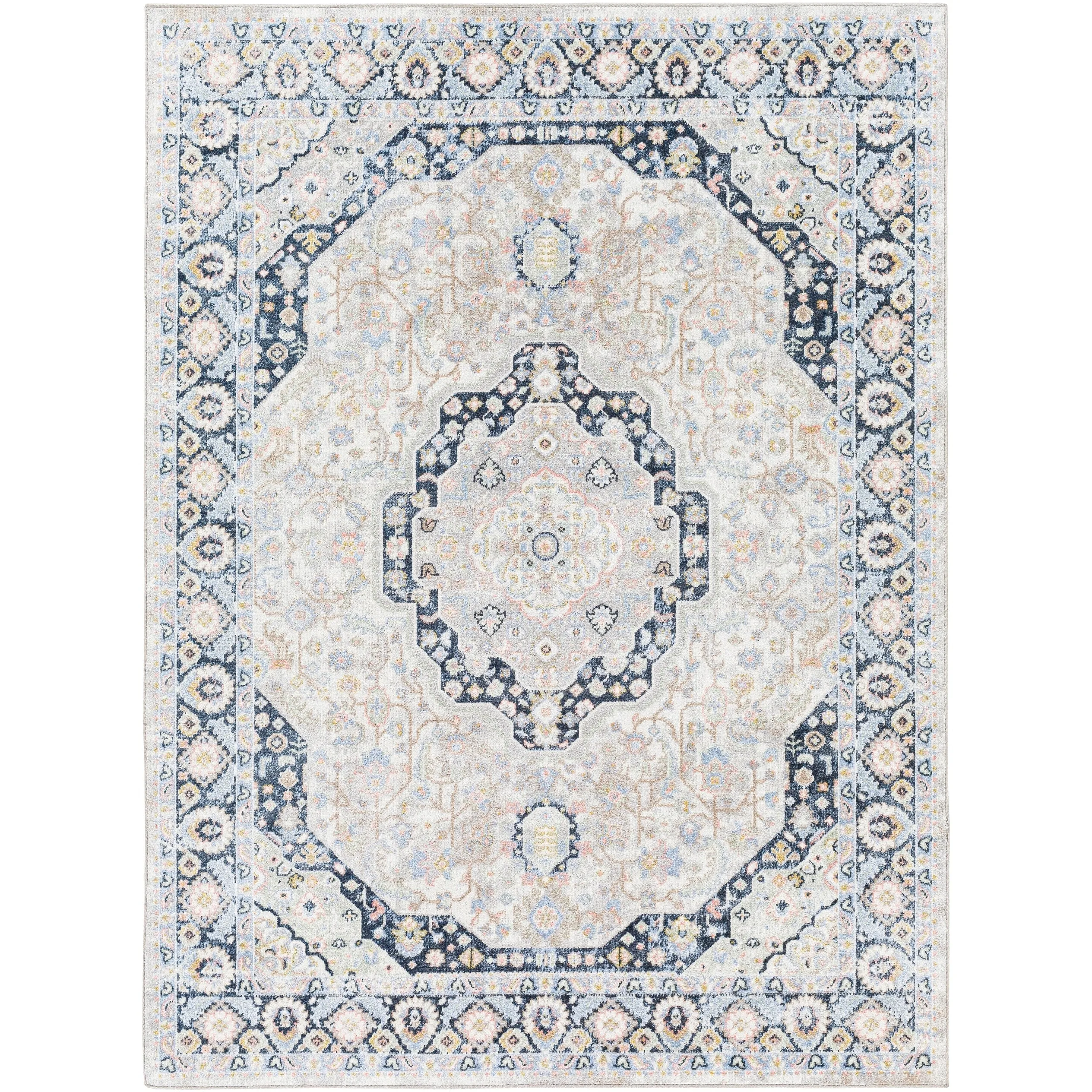 Livabliss Lavadora Traditional Persian Machine Washable Area Rug