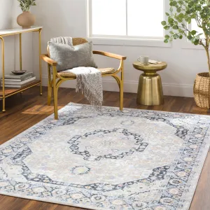 Livabliss Lavadora Traditional Persian Machine Washable Area Rug