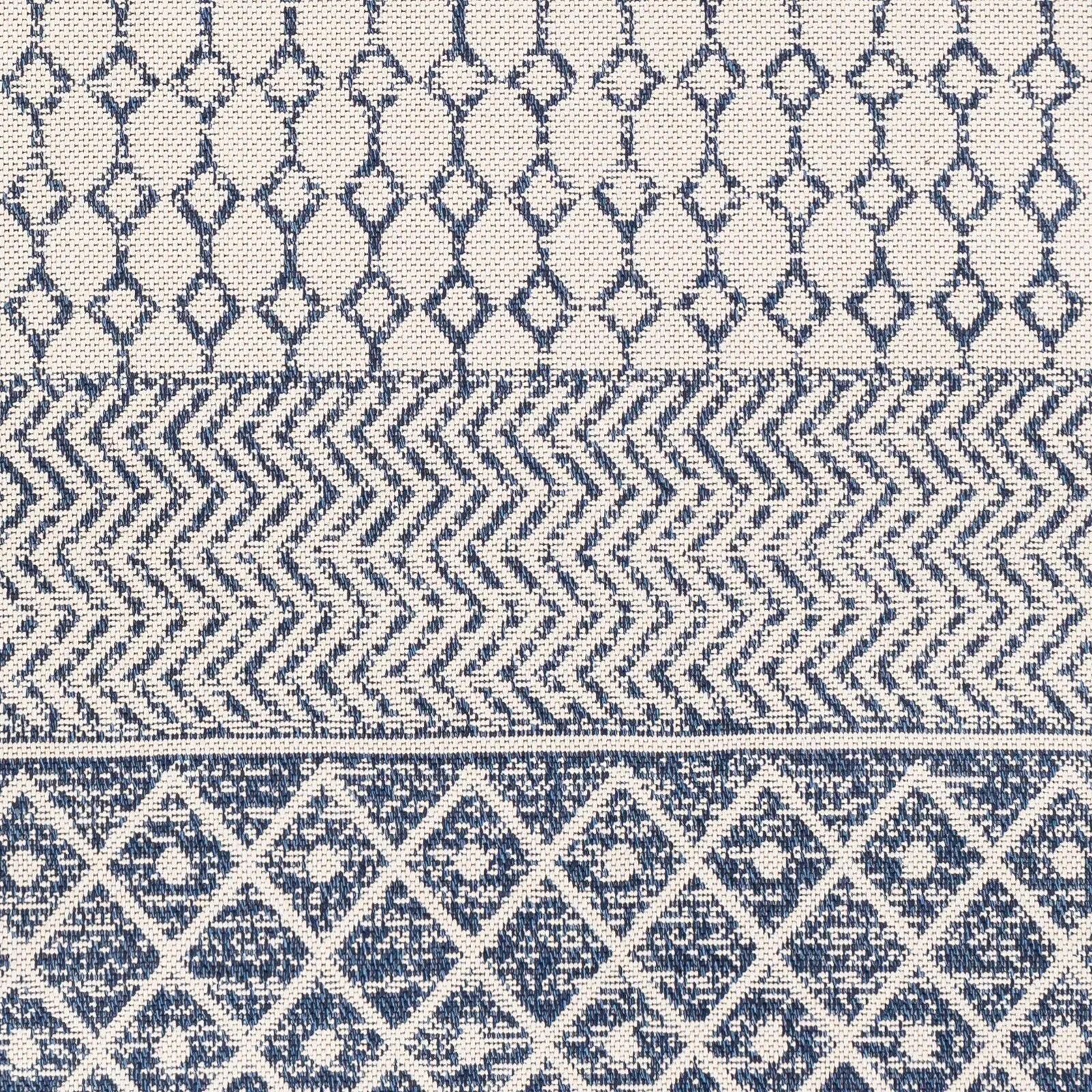 Livabliss Marbrey Moroccan Stripe Cotton Area Rug