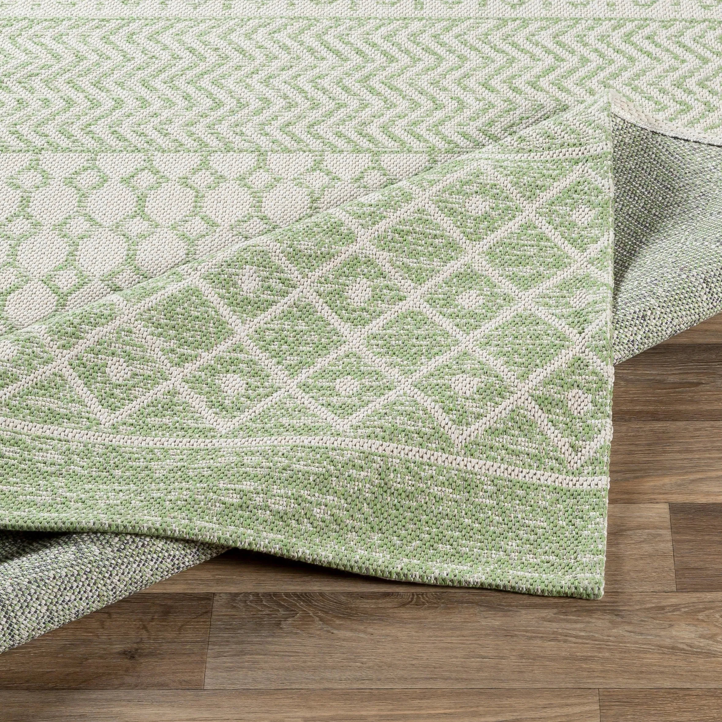 Livabliss Marbrey Moroccan Stripe Cotton Area Rug