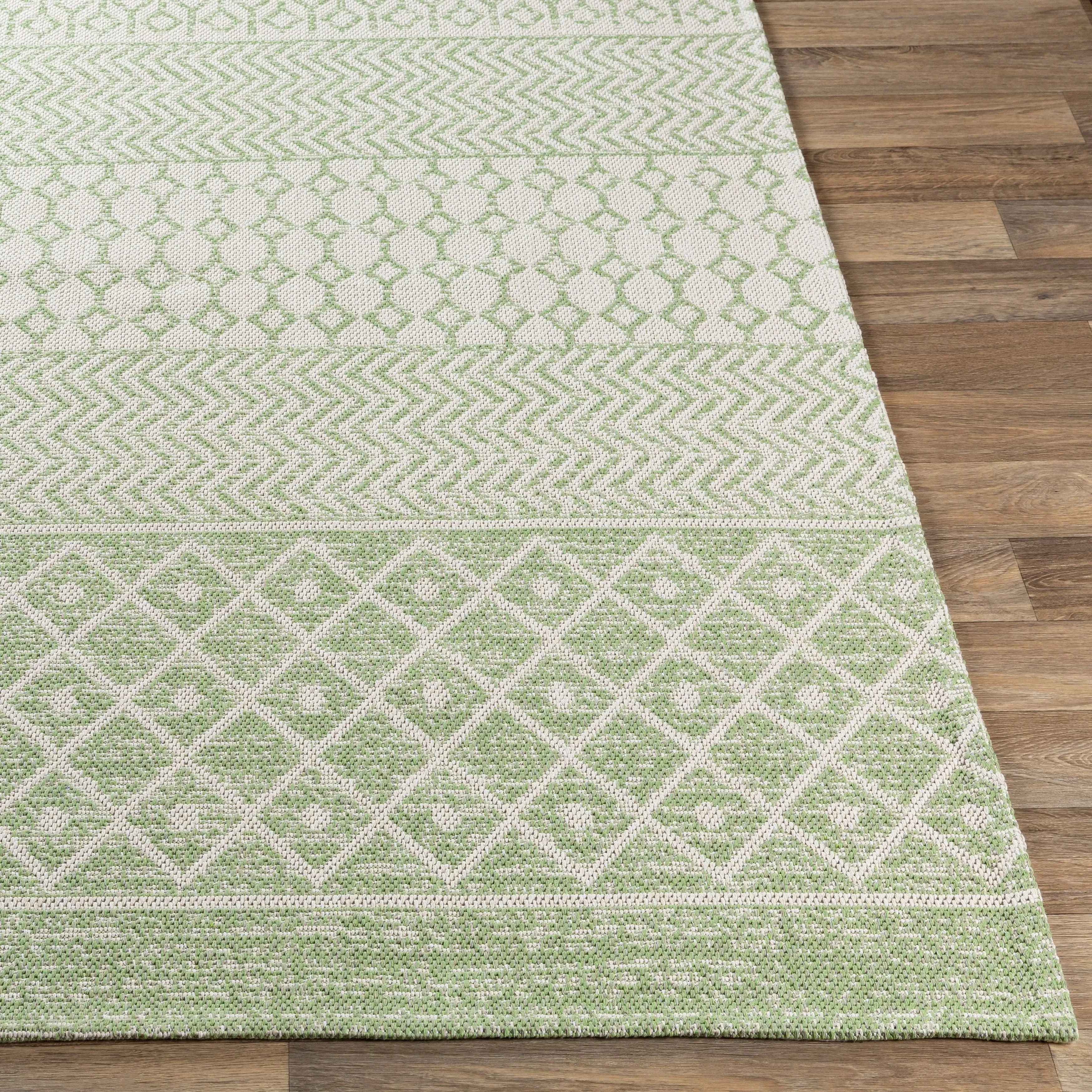 Livabliss Marbrey Moroccan Stripe Cotton Area Rug