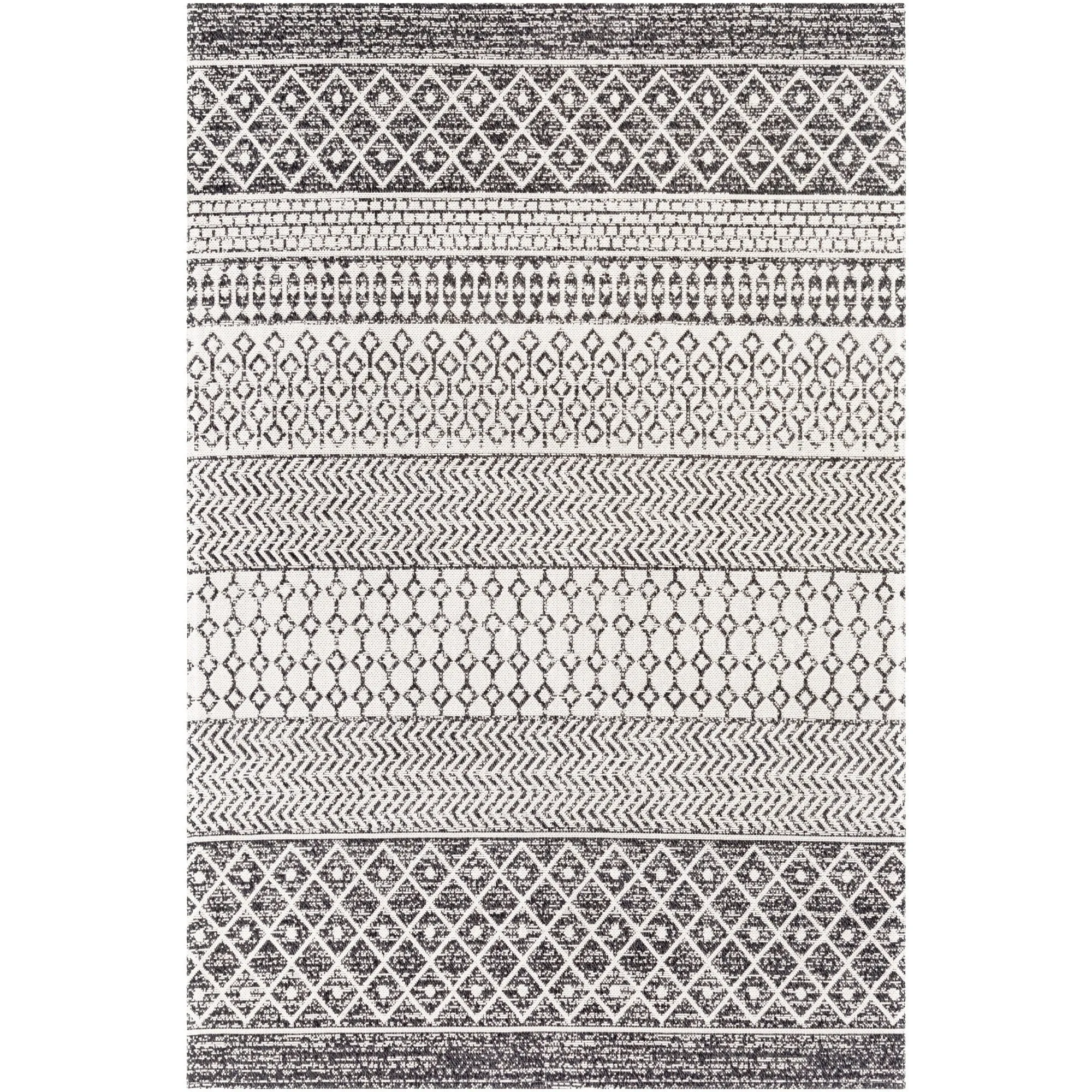 Livabliss Marbrey Moroccan Stripe Cotton Area Rug