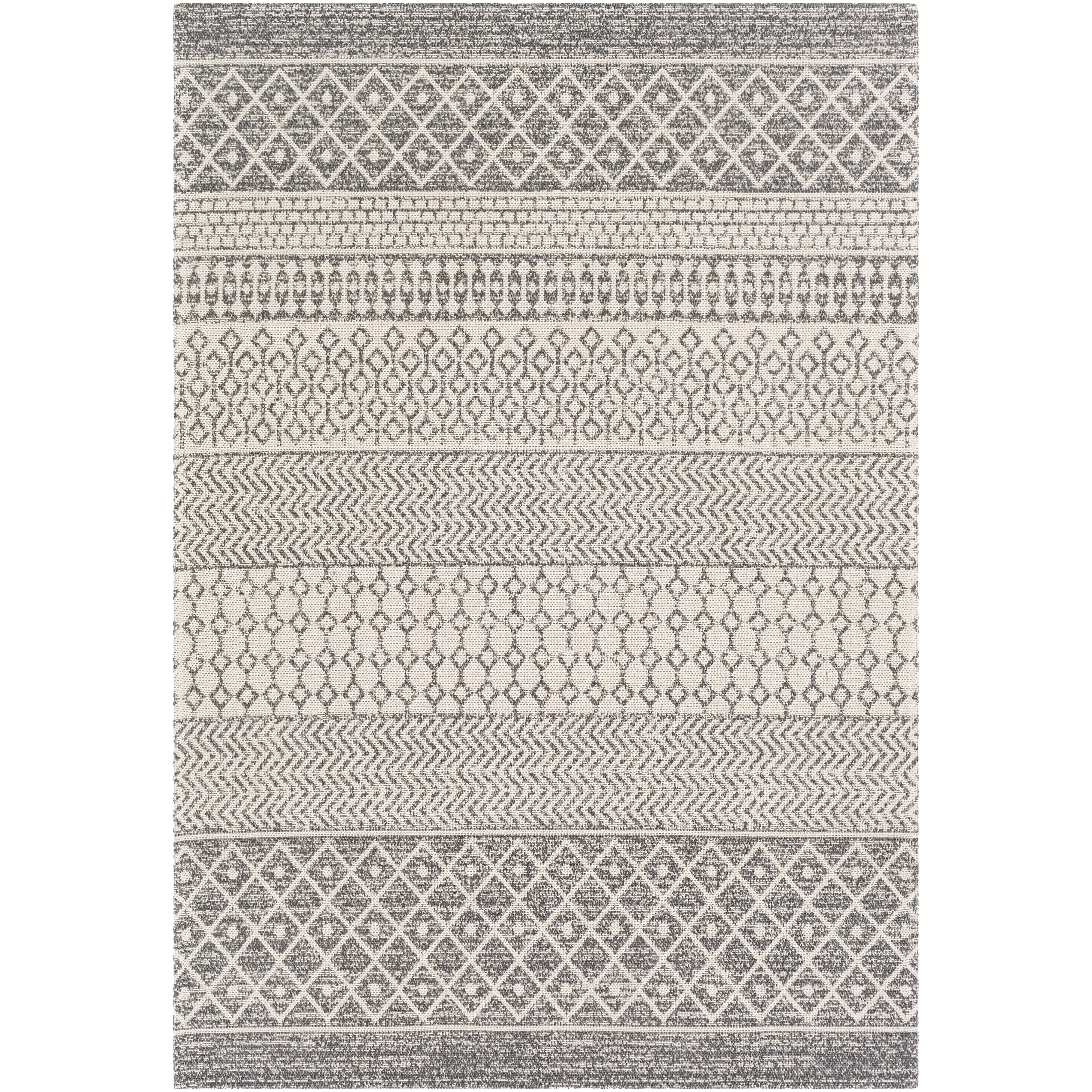 Livabliss Marbrey Moroccan Stripe Cotton Area Rug