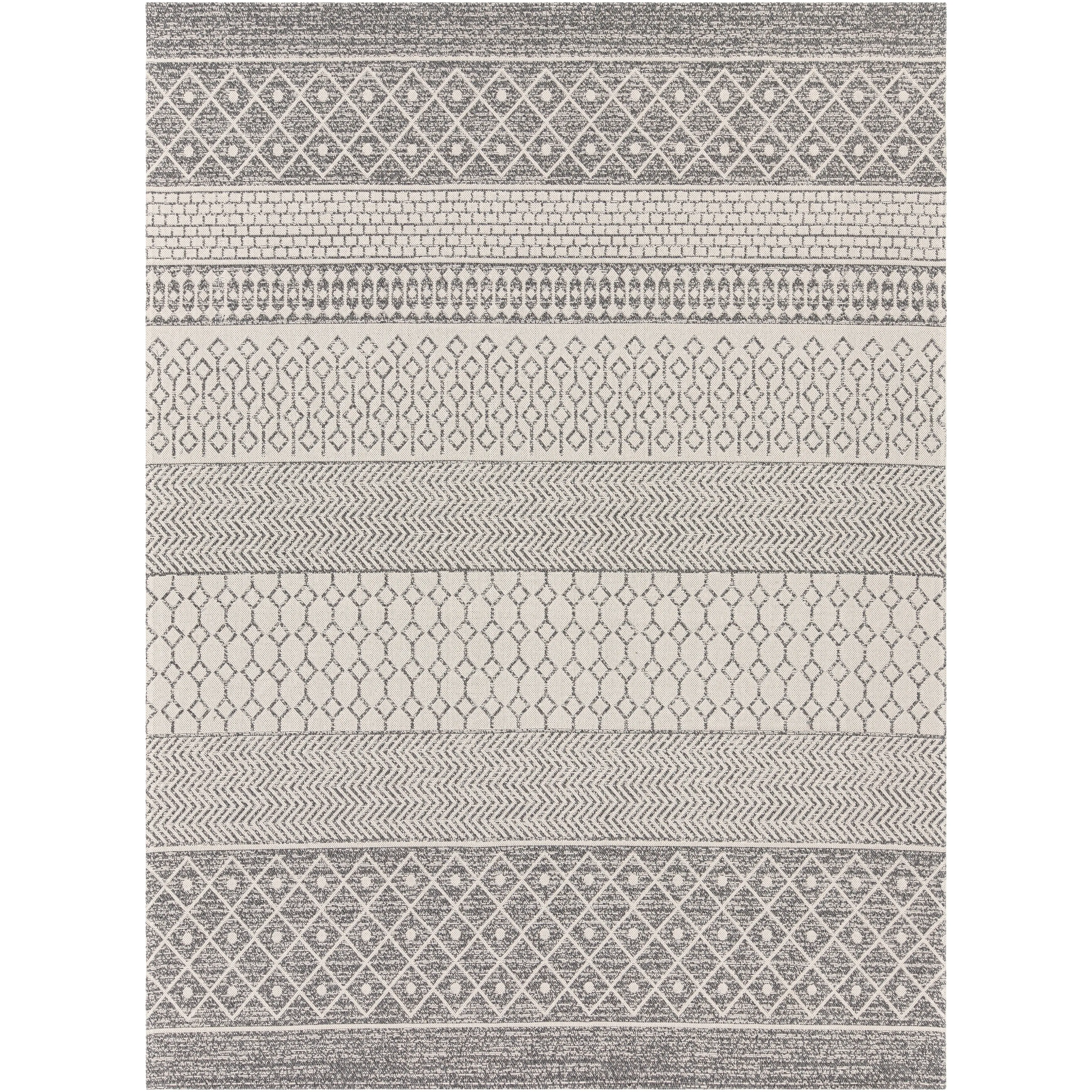 Livabliss Marbrey Moroccan Stripe Cotton Area Rug