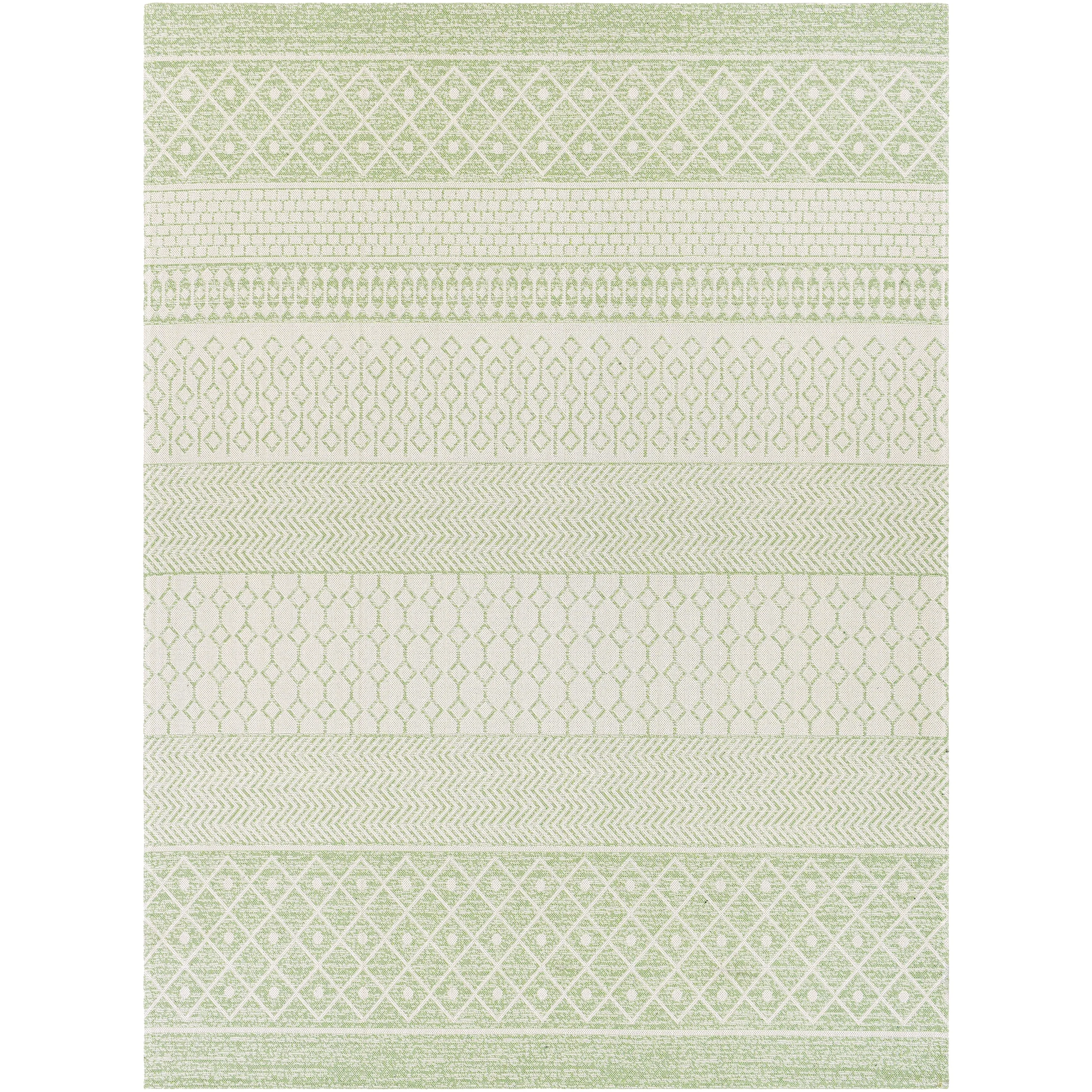 Livabliss Marbrey Moroccan Stripe Cotton Area Rug