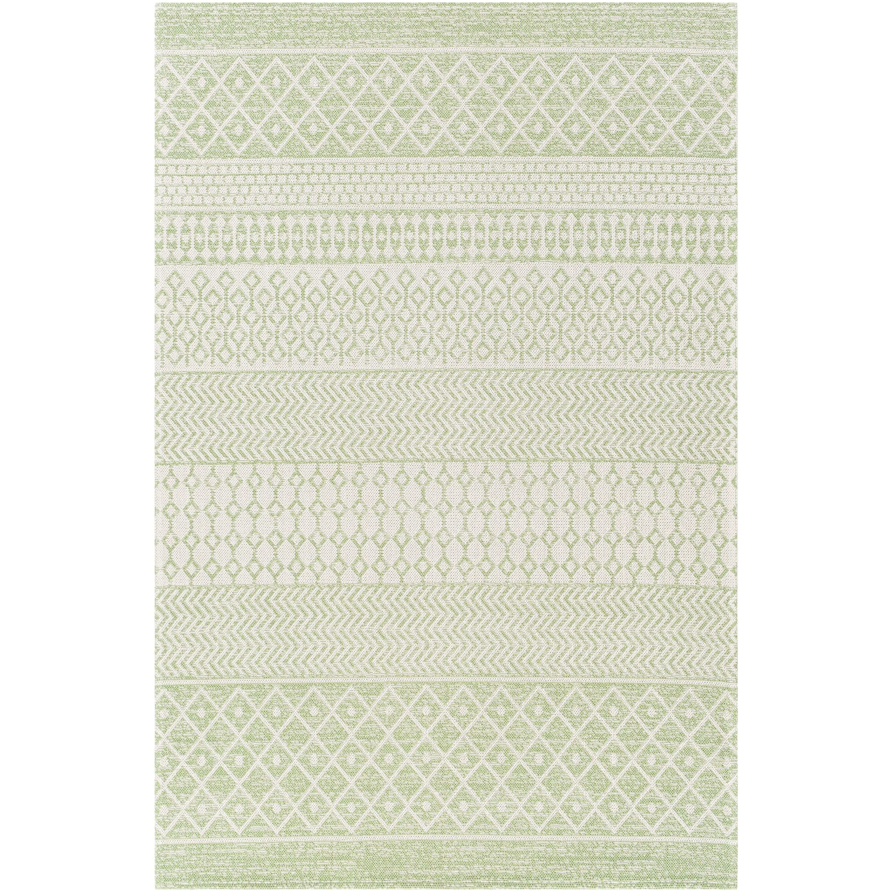Livabliss Marbrey Moroccan Stripe Cotton Area Rug