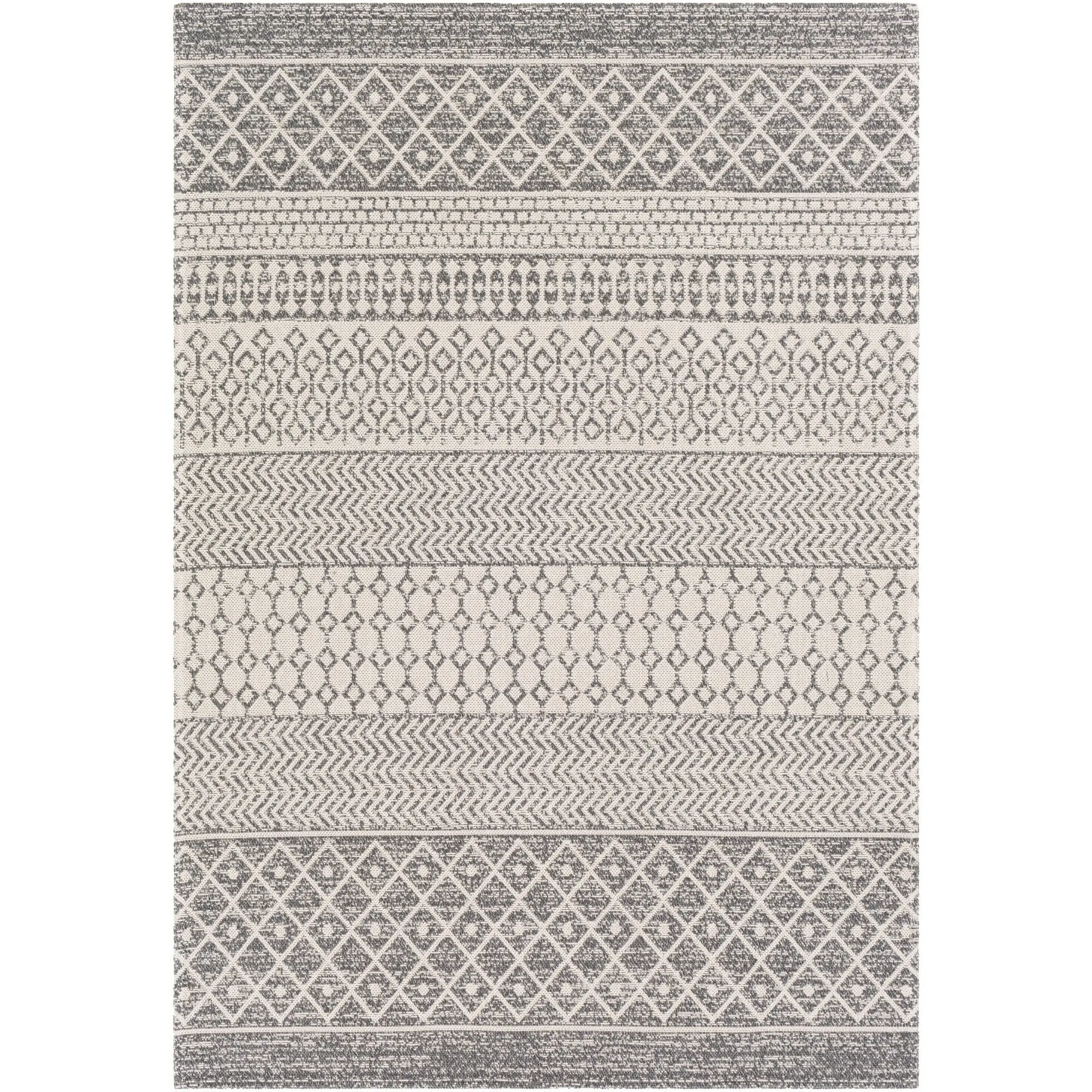 Livabliss Marbrey Moroccan Stripe Cotton Area Rug