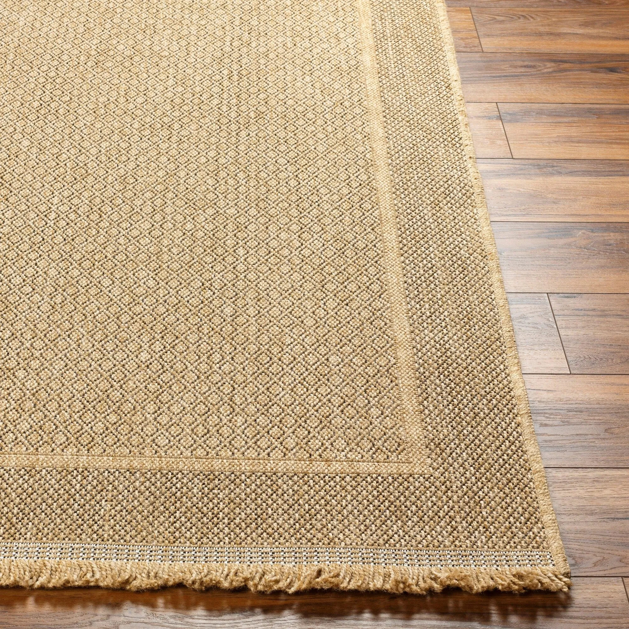 Livabliss Mirage Farmhouse Solid Indoor/Outdoor Area Rug