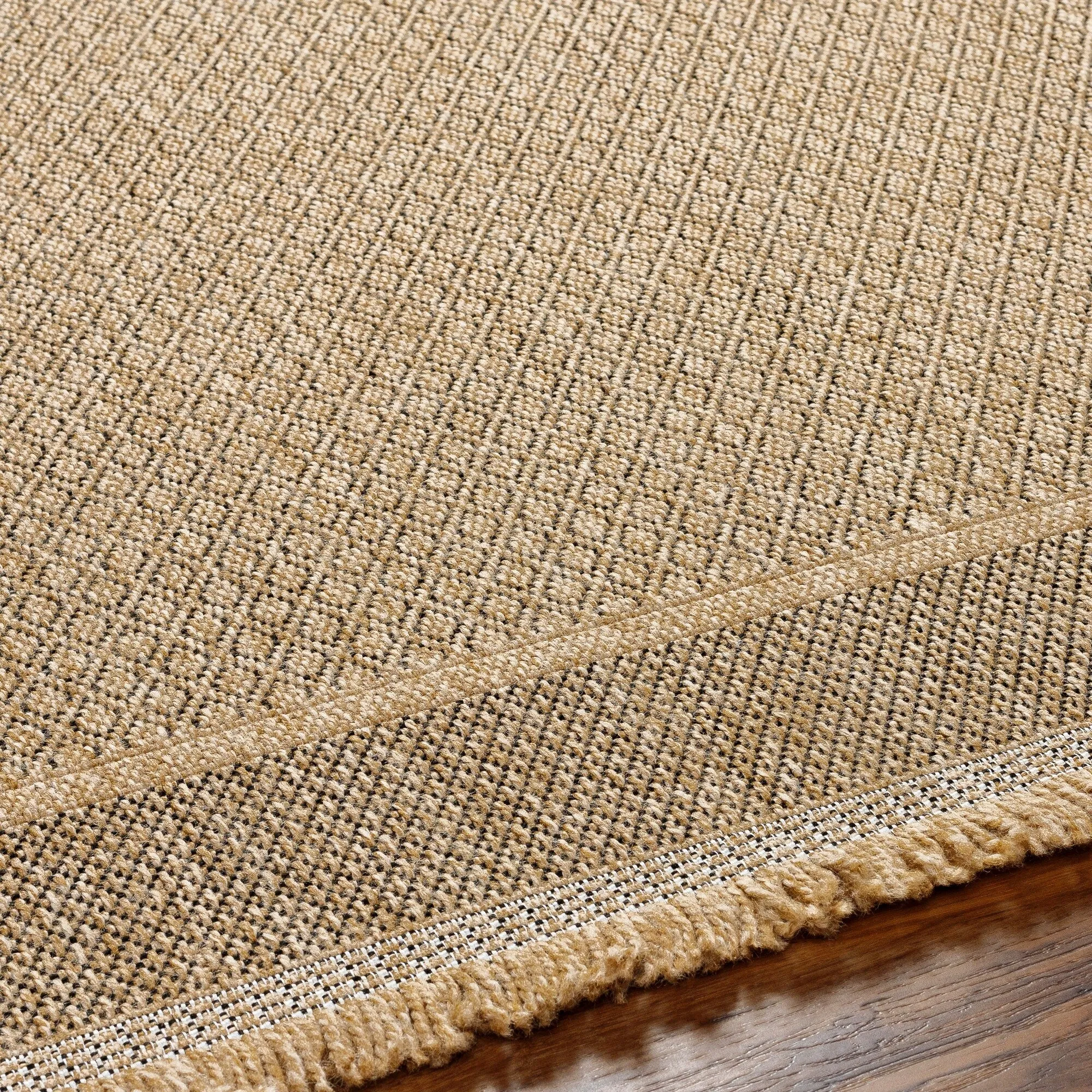 Livabliss Mirage Farmhouse Solid Indoor/Outdoor Area Rug