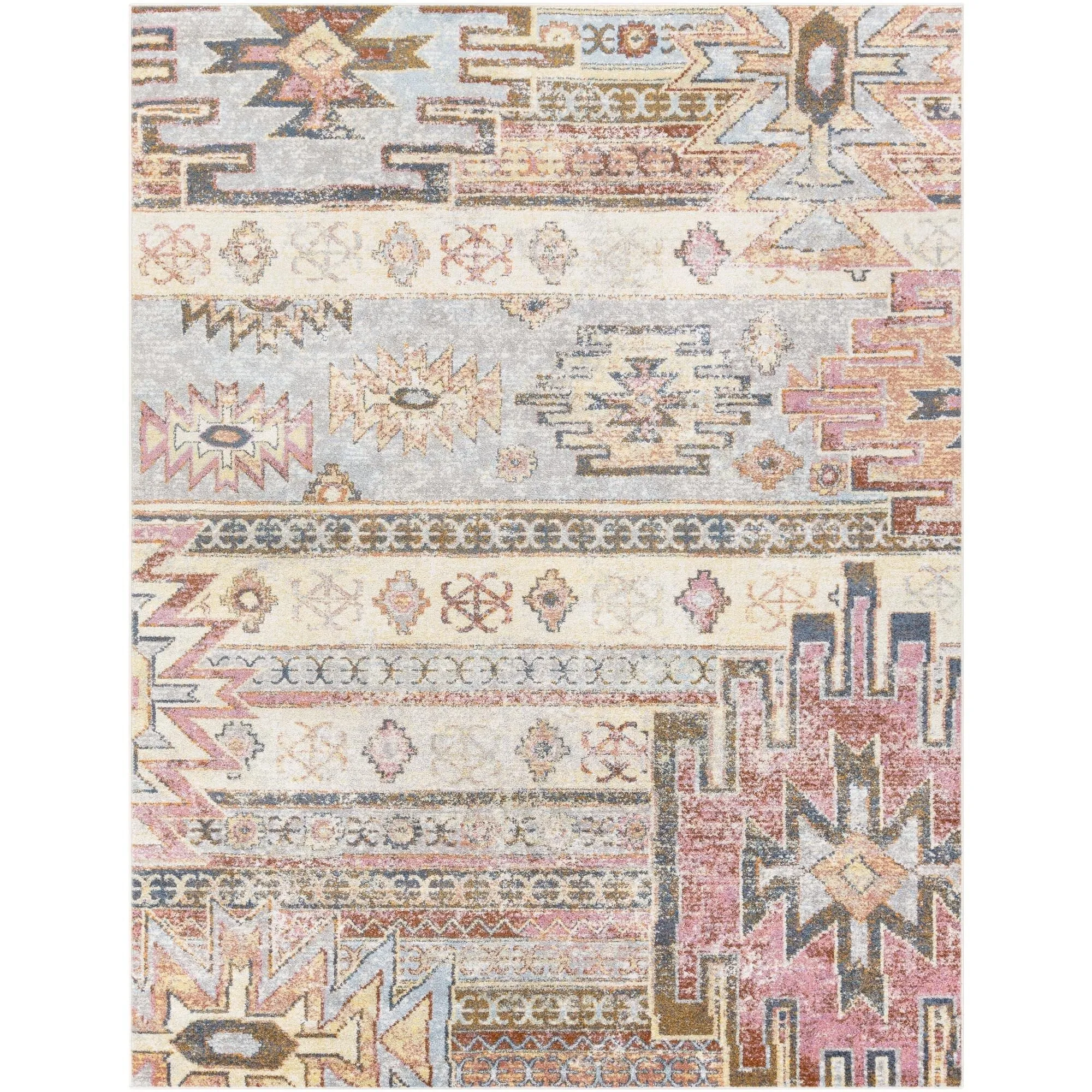 Livabliss New Mexico Southwestern Tribal Area Rug