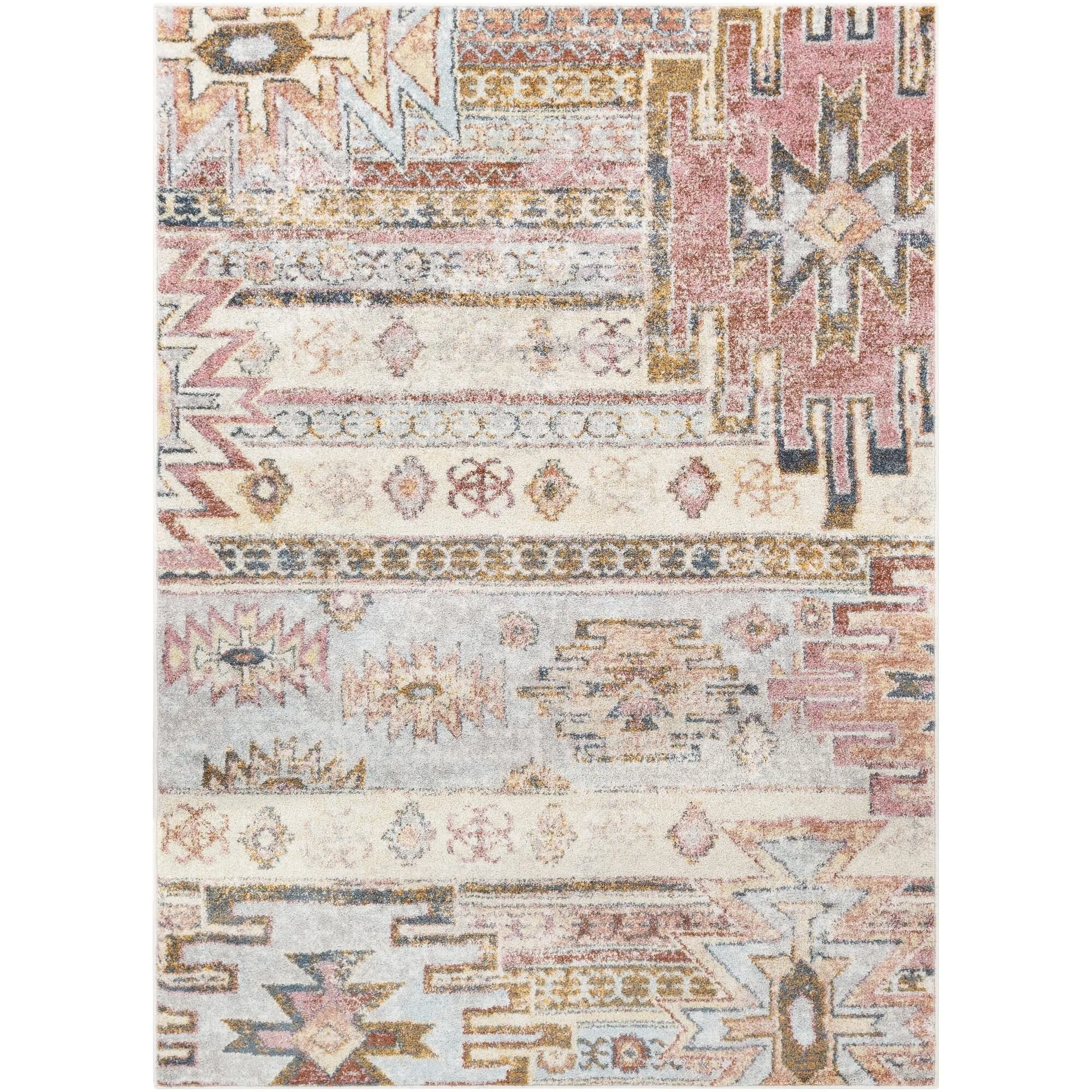 Livabliss New Mexico Southwestern Tribal Area Rug