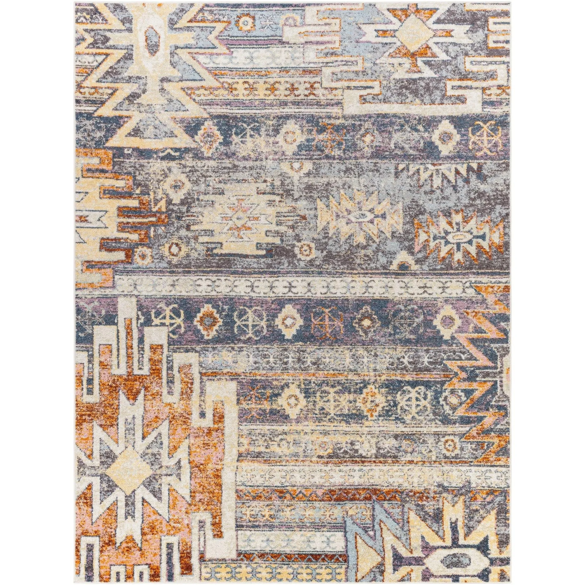 Livabliss New Mexico Southwestern Tribal Area Rug