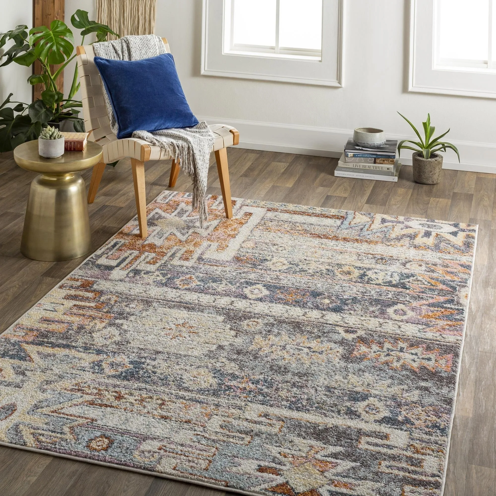 Livabliss New Mexico Southwestern Tribal Area Rug