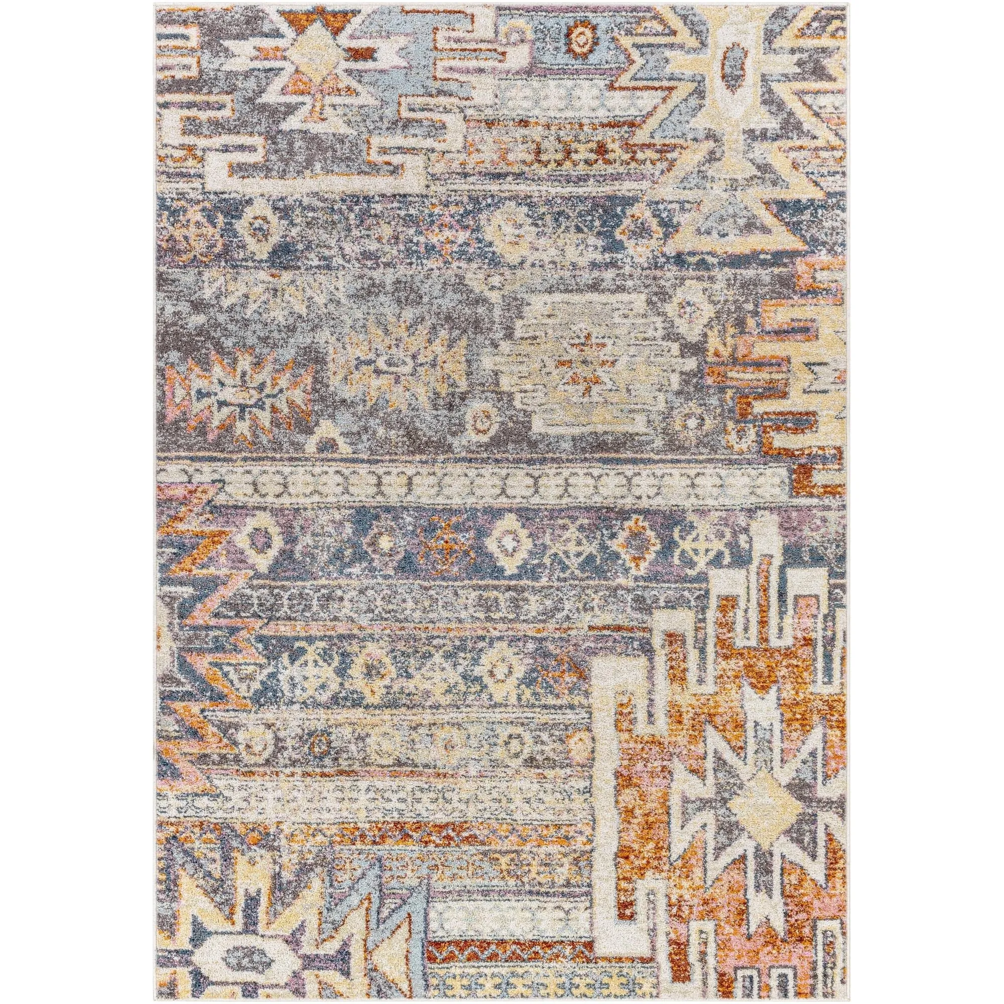 Livabliss New Mexico Southwestern Tribal Area Rug