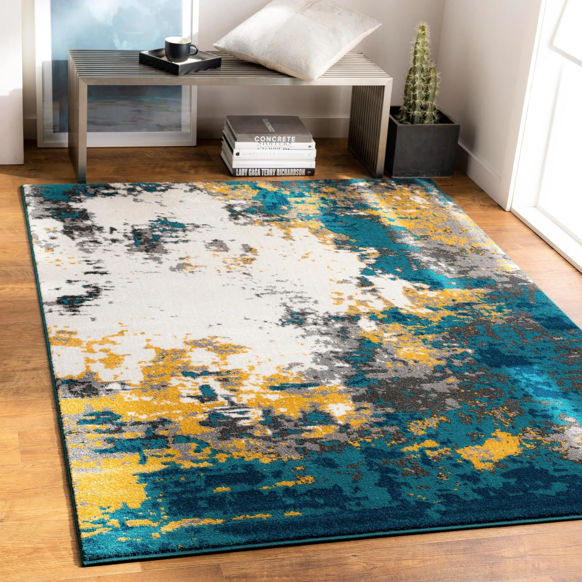 Livabliss Pepin Mid-Century Abstract Area Rug