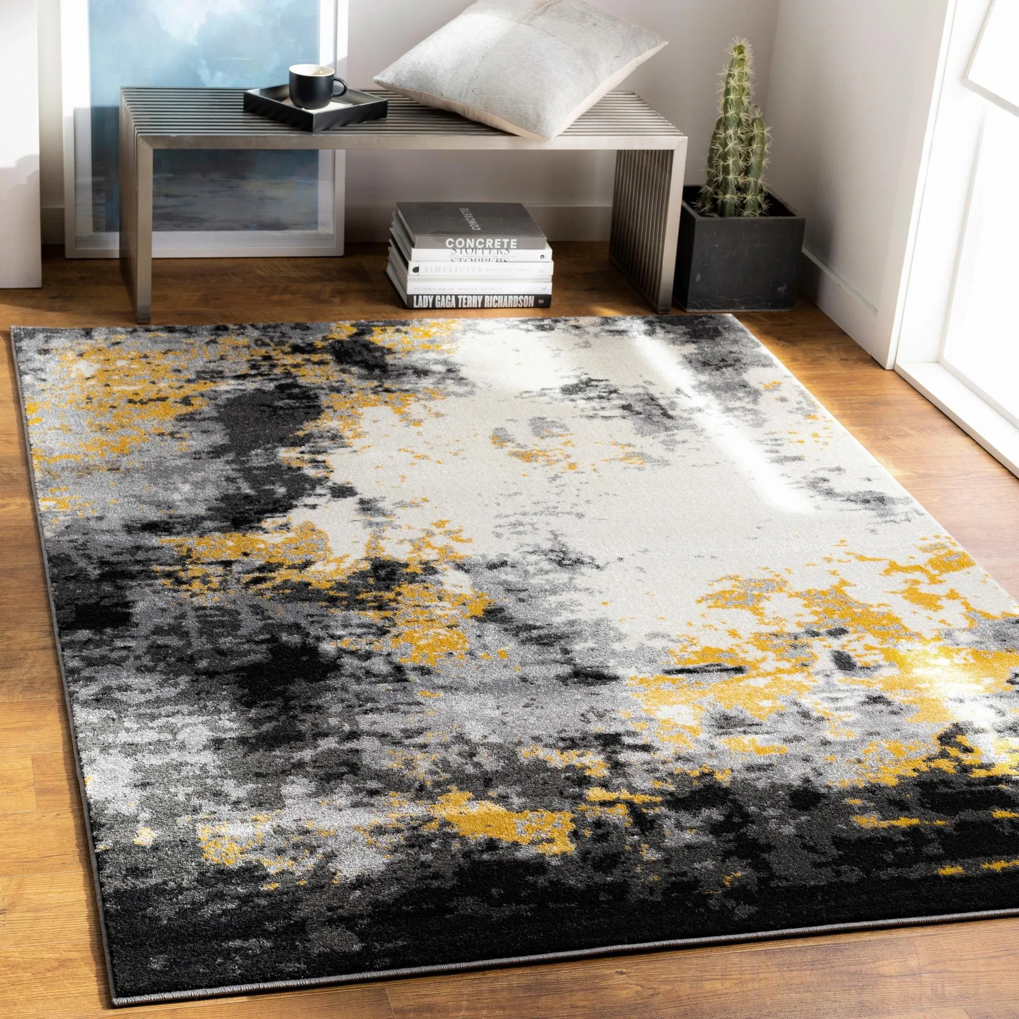 Livabliss Pepin Mid-Century Abstract Area Rug