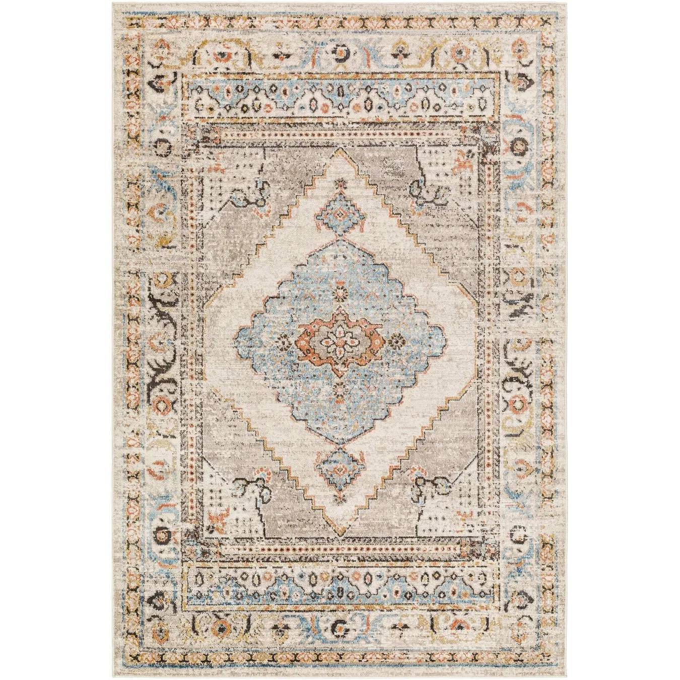Livabliss Pertek Persian Medallion Area Rug