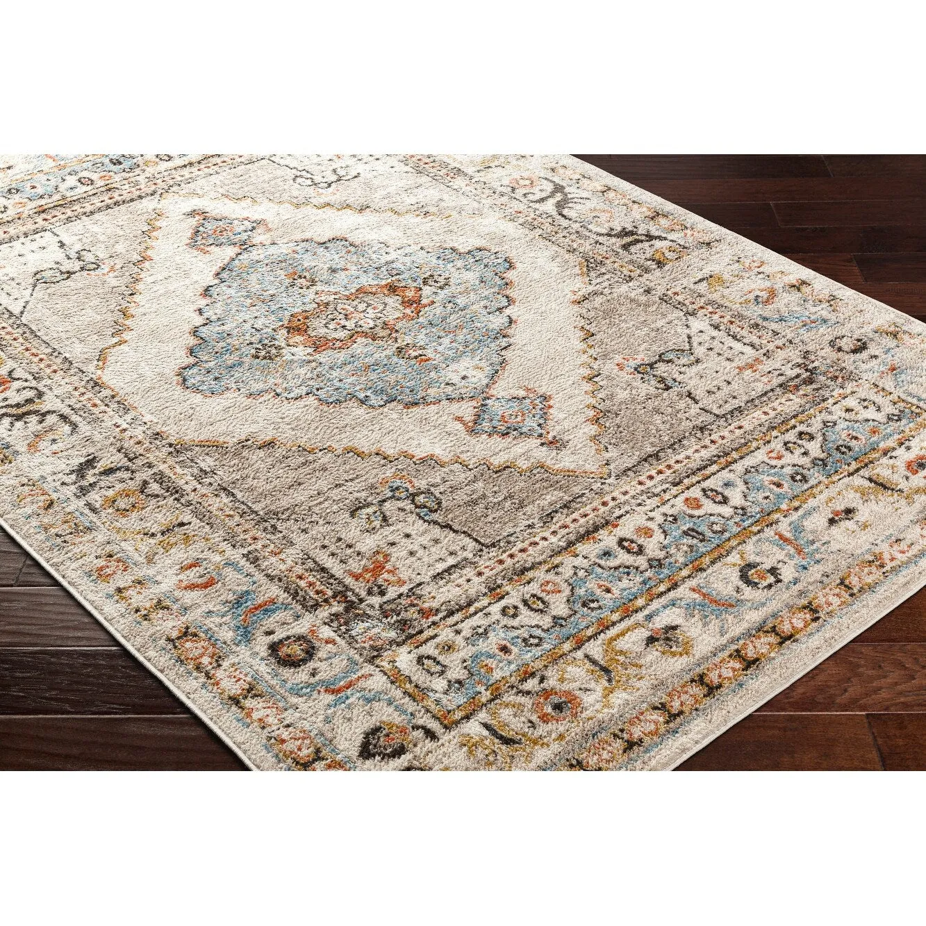 Livabliss Pertek Persian Medallion Area Rug