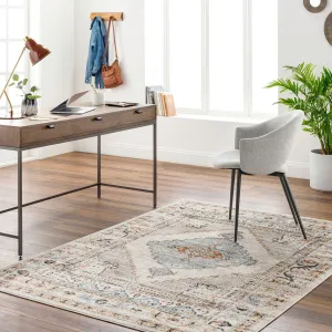 Livabliss Pertek Persian Medallion Area Rug