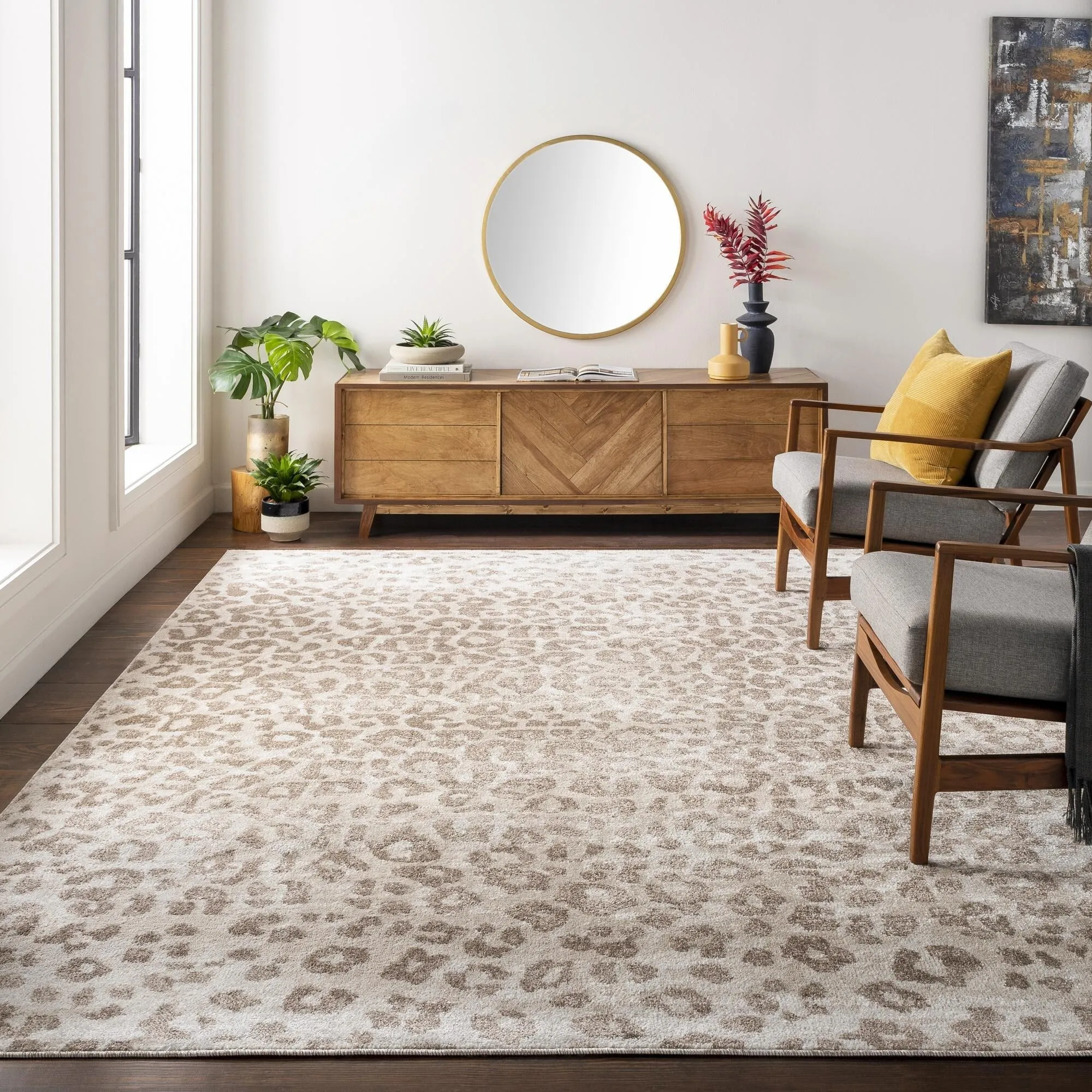 Livabliss Positano Minimalist Animal Area Rug