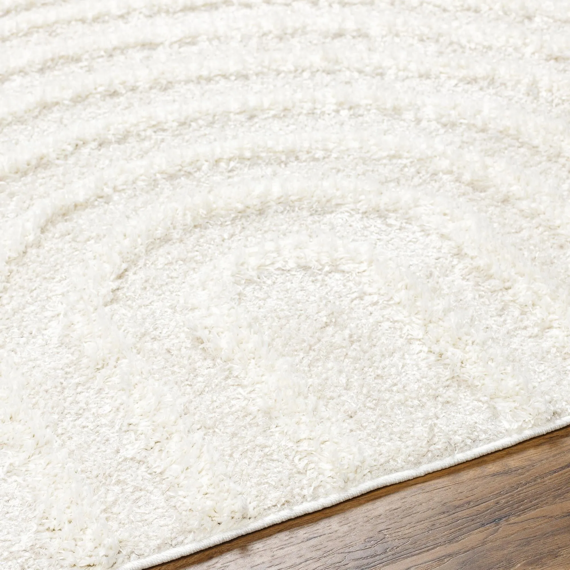 Livabliss Rodos Mod Neutral Rainbow Plush Area Rug