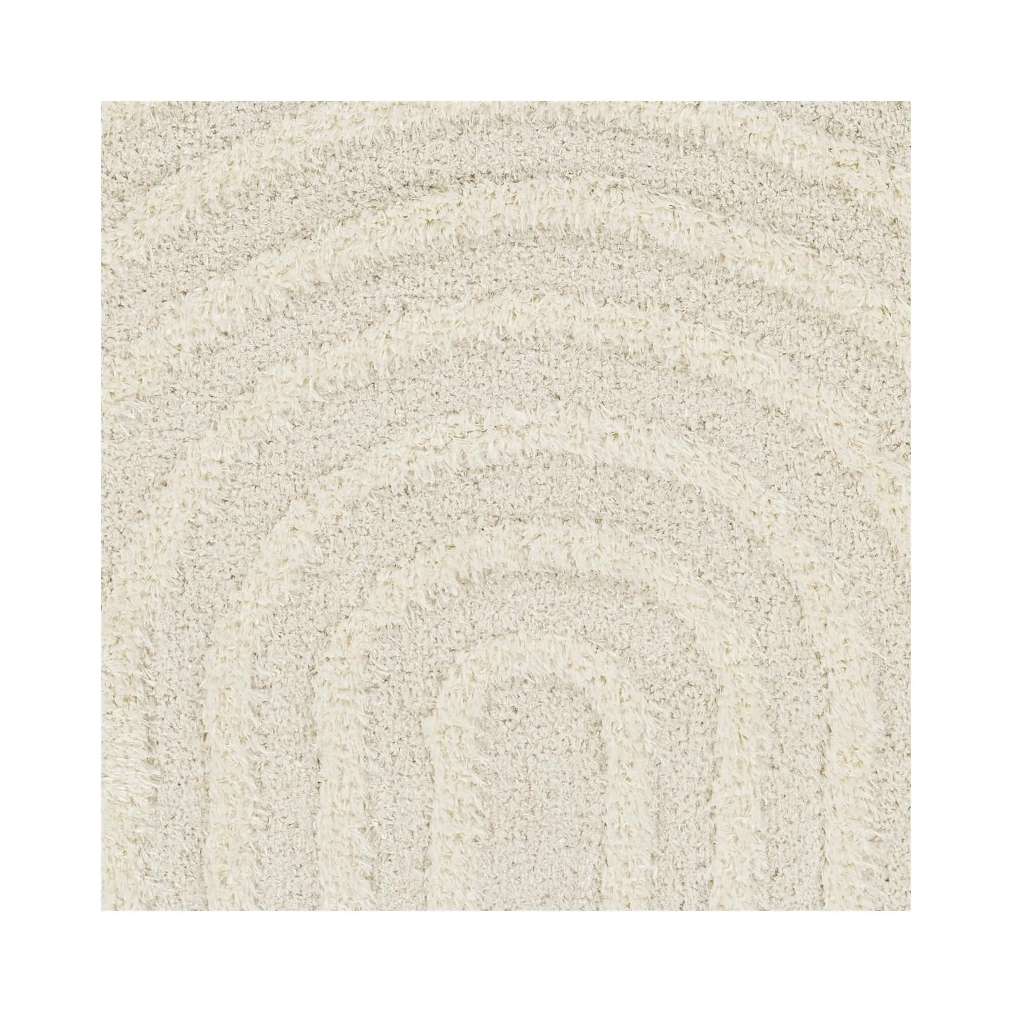 Livabliss Rodos Mod Neutral Rainbow Plush Area Rug