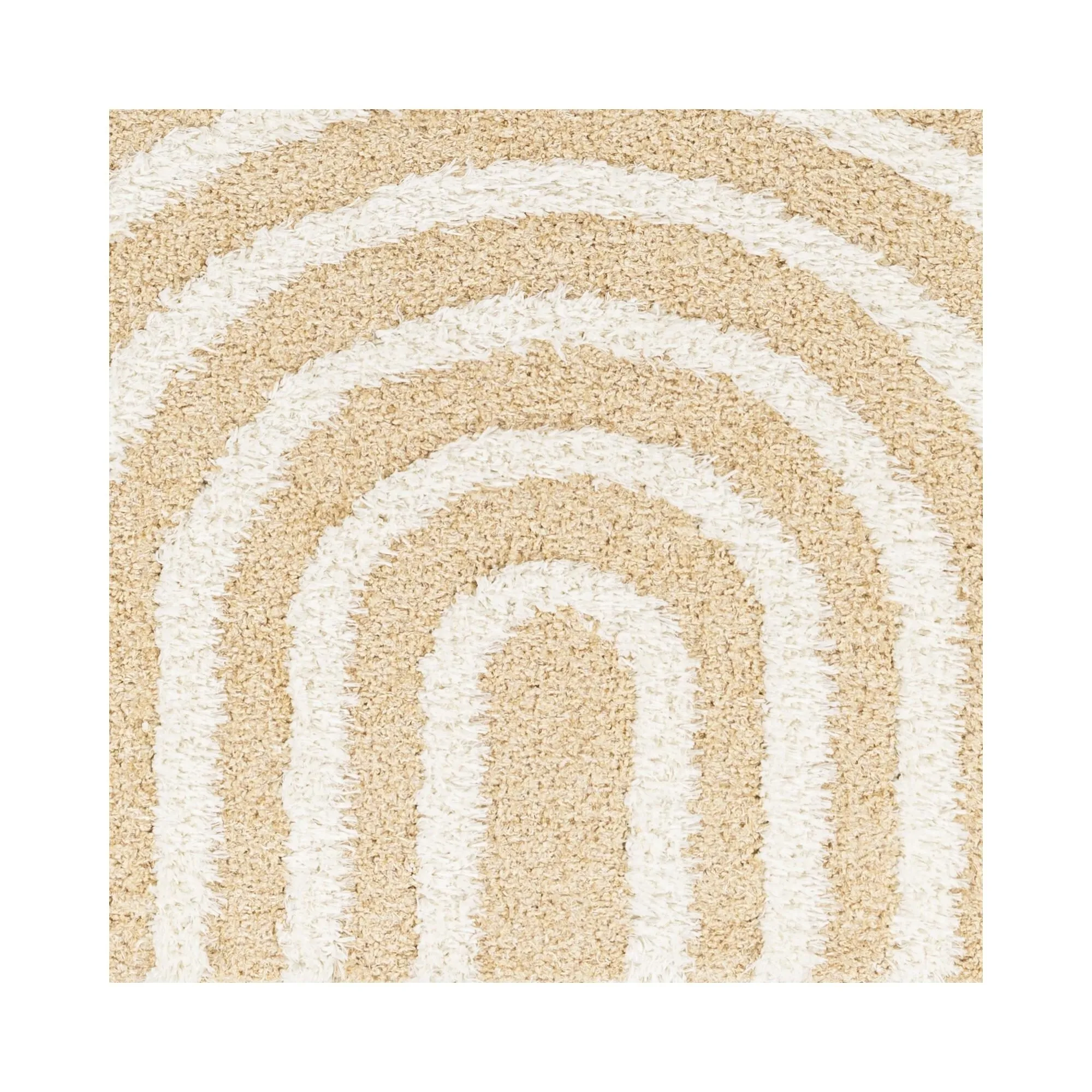 Livabliss Rodos Mod Neutral Rainbow Plush Area Rug