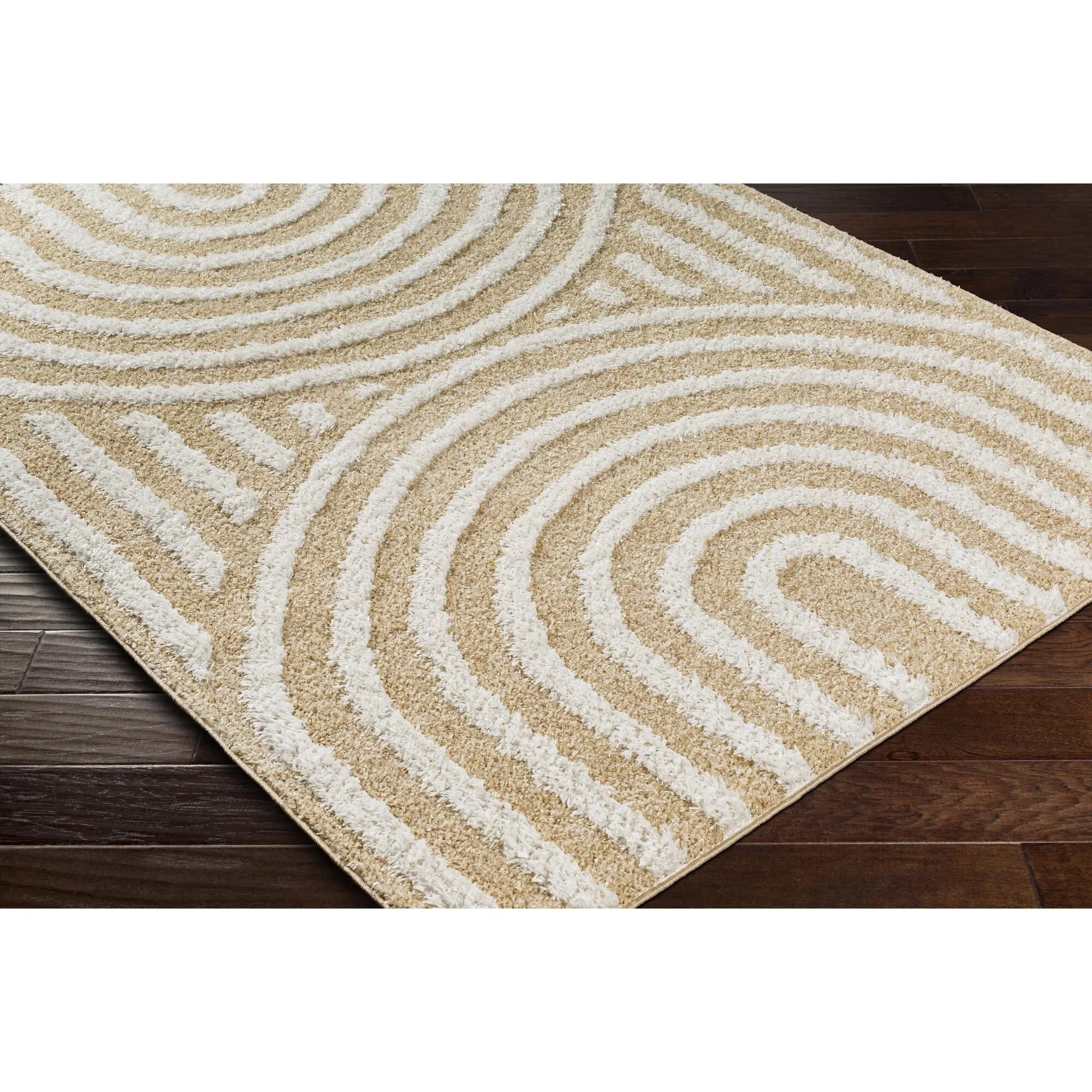 Livabliss Rodos Mod Neutral Rainbow Plush Area Rug