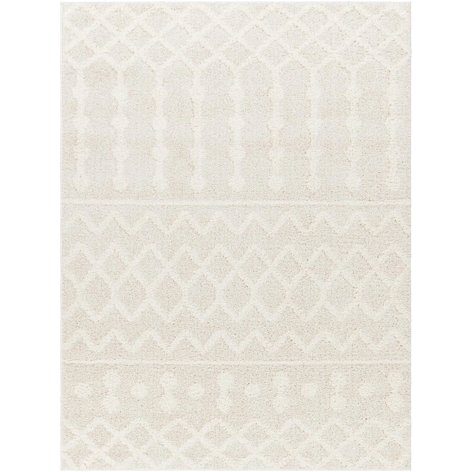 Livabliss Rodos Moroccan Diamond Plush Area Rug