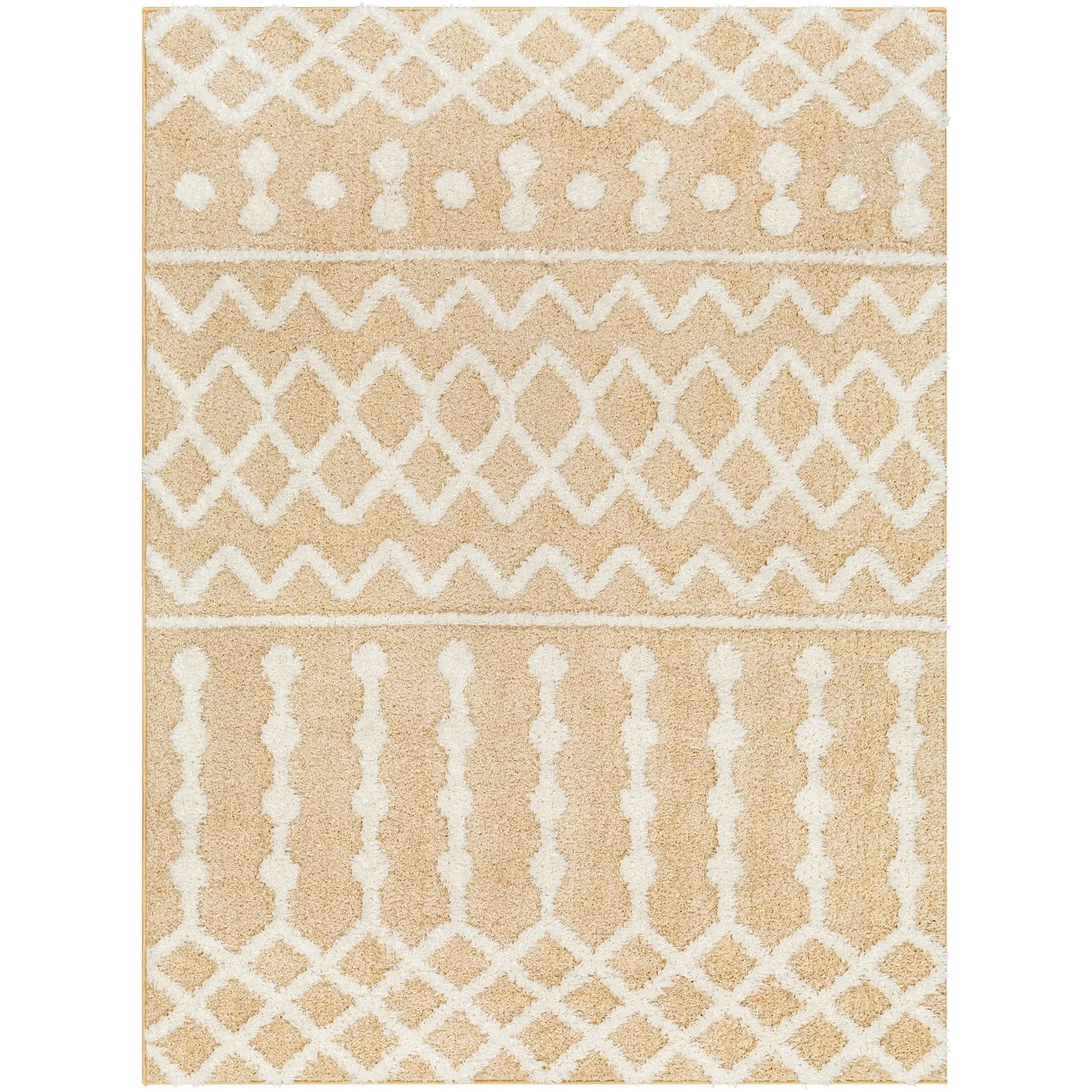 Livabliss Rodos Moroccan Diamond Plush Area Rug