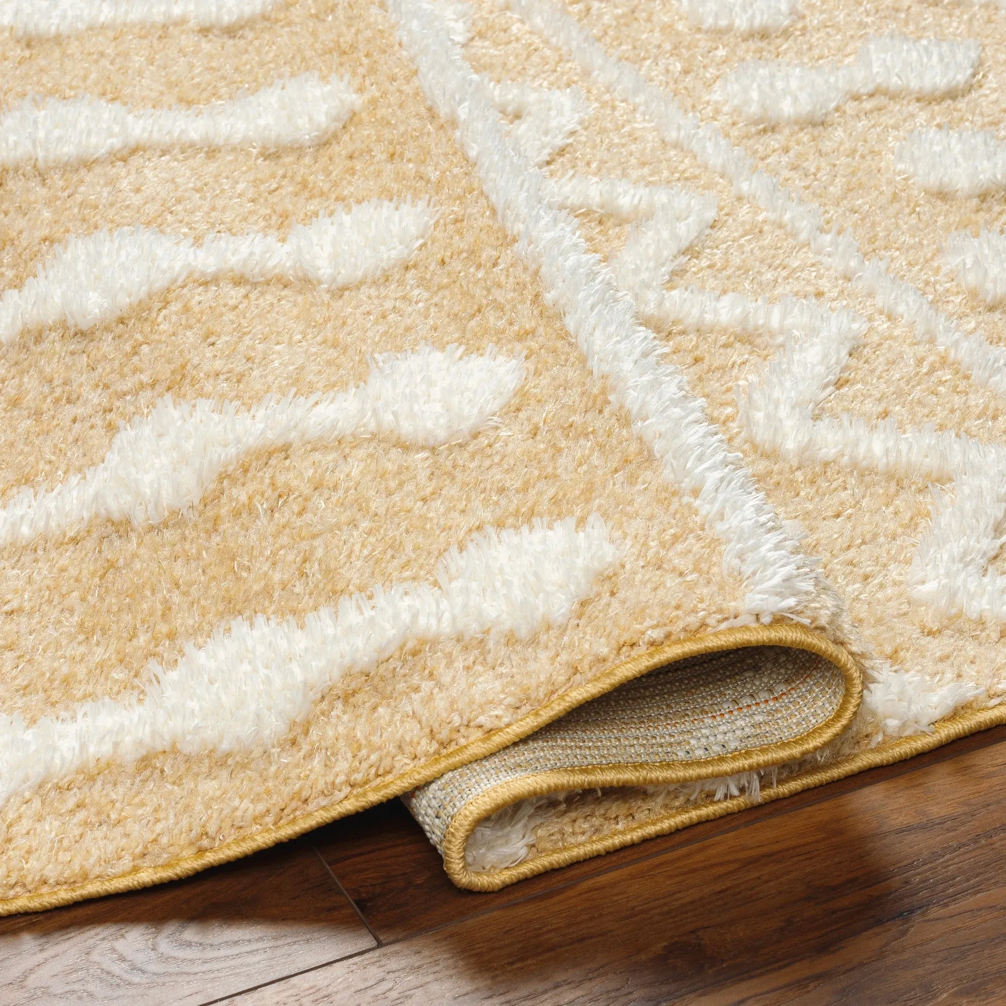 Livabliss Rodos Moroccan Diamond Plush Area Rug