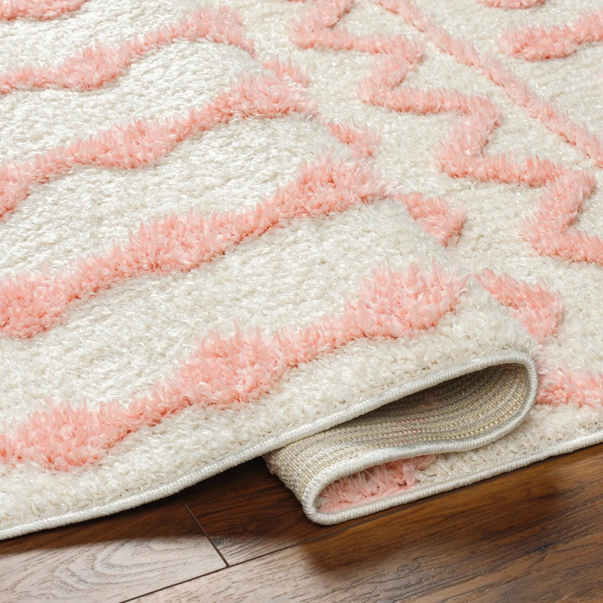 Livabliss Rodos Moroccan Diamond Plush Area Rug
