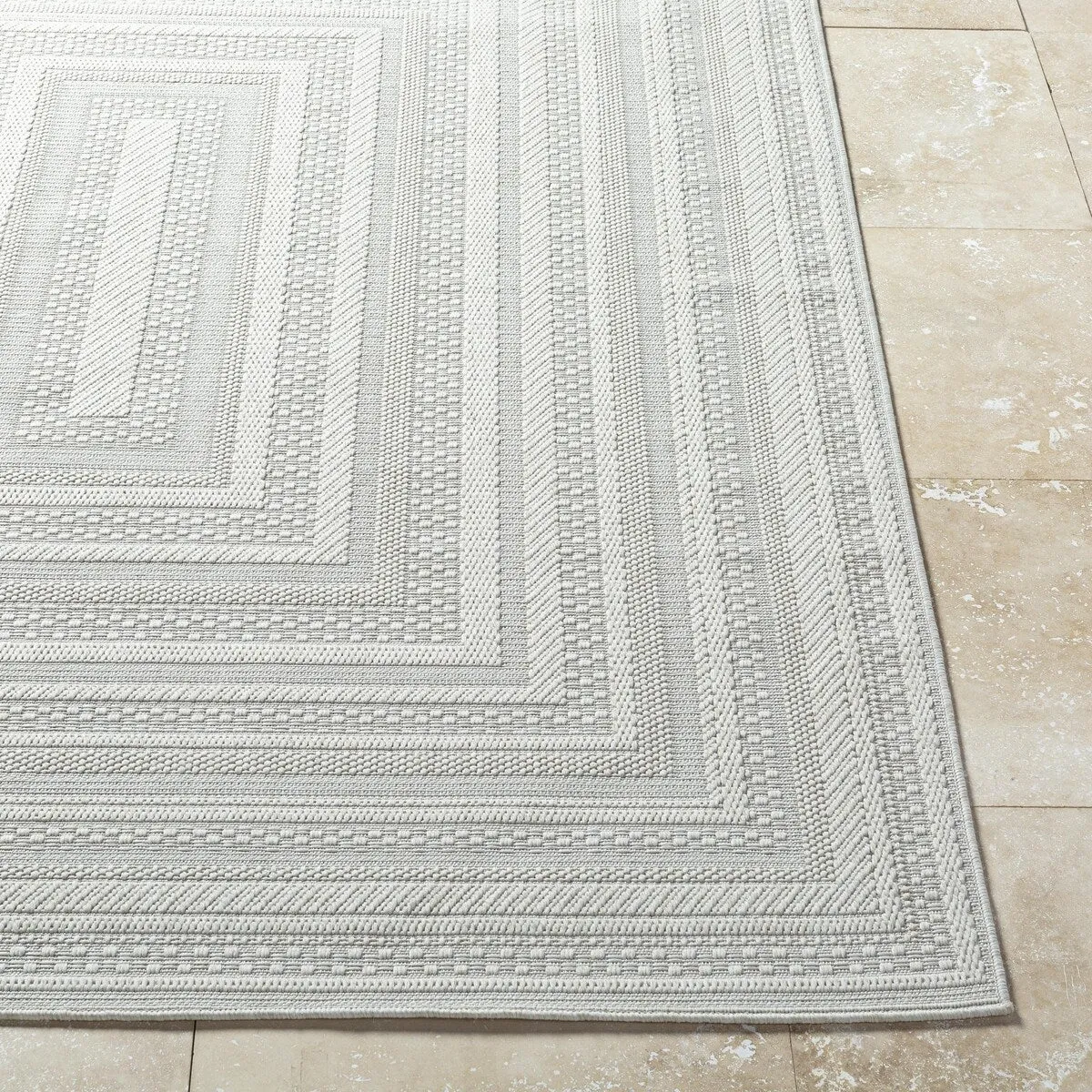 Livabliss Sandra Farmhouse Outdoor Area Rug