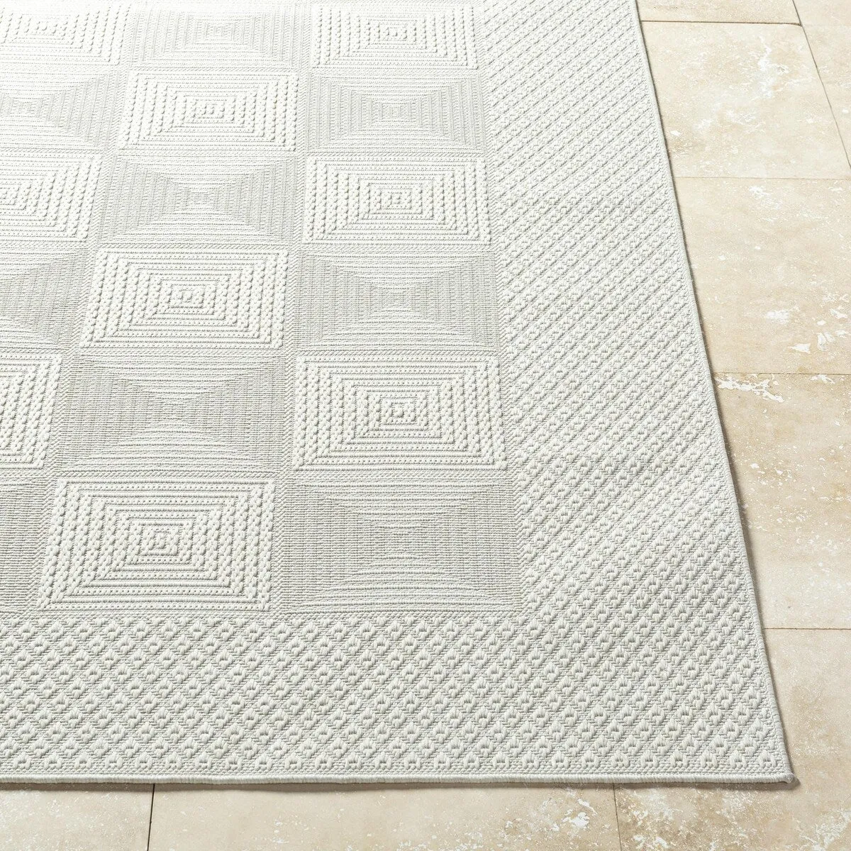 Livabliss Sandra Farmhouse Outdoor Area Rug