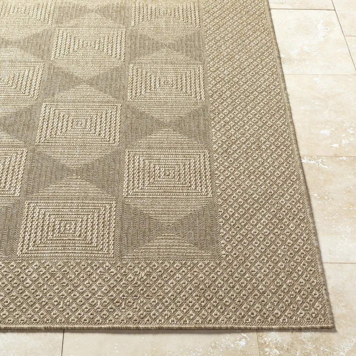 Livabliss Sandra Farmhouse Outdoor Area Rug