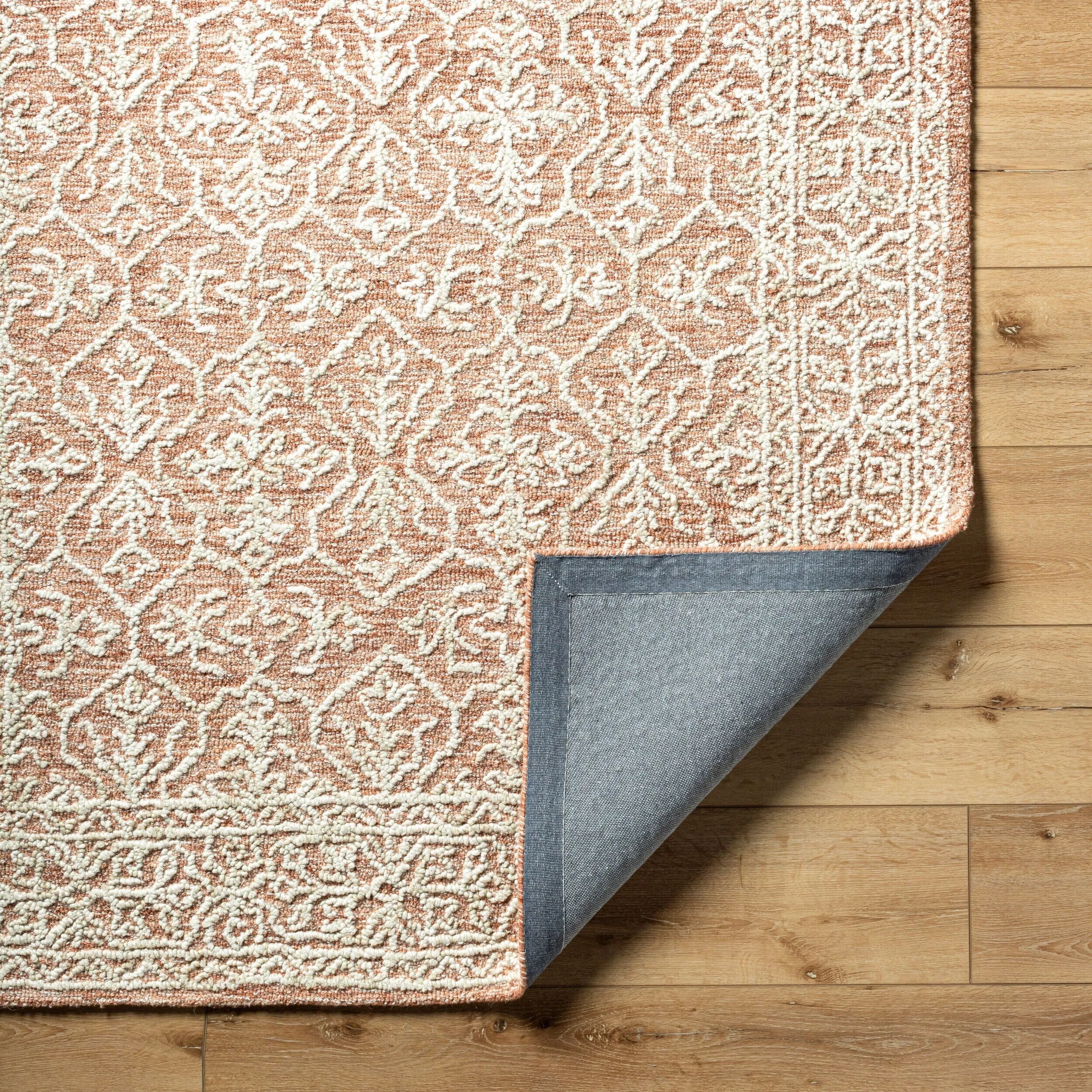 Livabliss Sicily Casual Solid Color Wool Area Rug